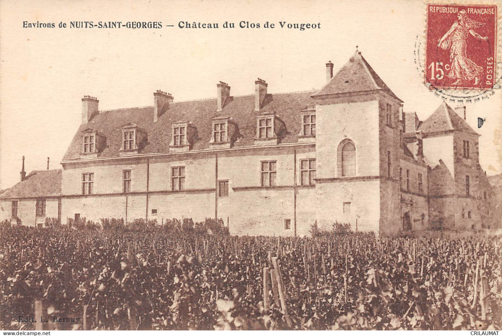 21-NUITS SAINT GEORGES- Chateau Du Clos De Vougeot-N 6004-C/0271 - Nuits Saint Georges