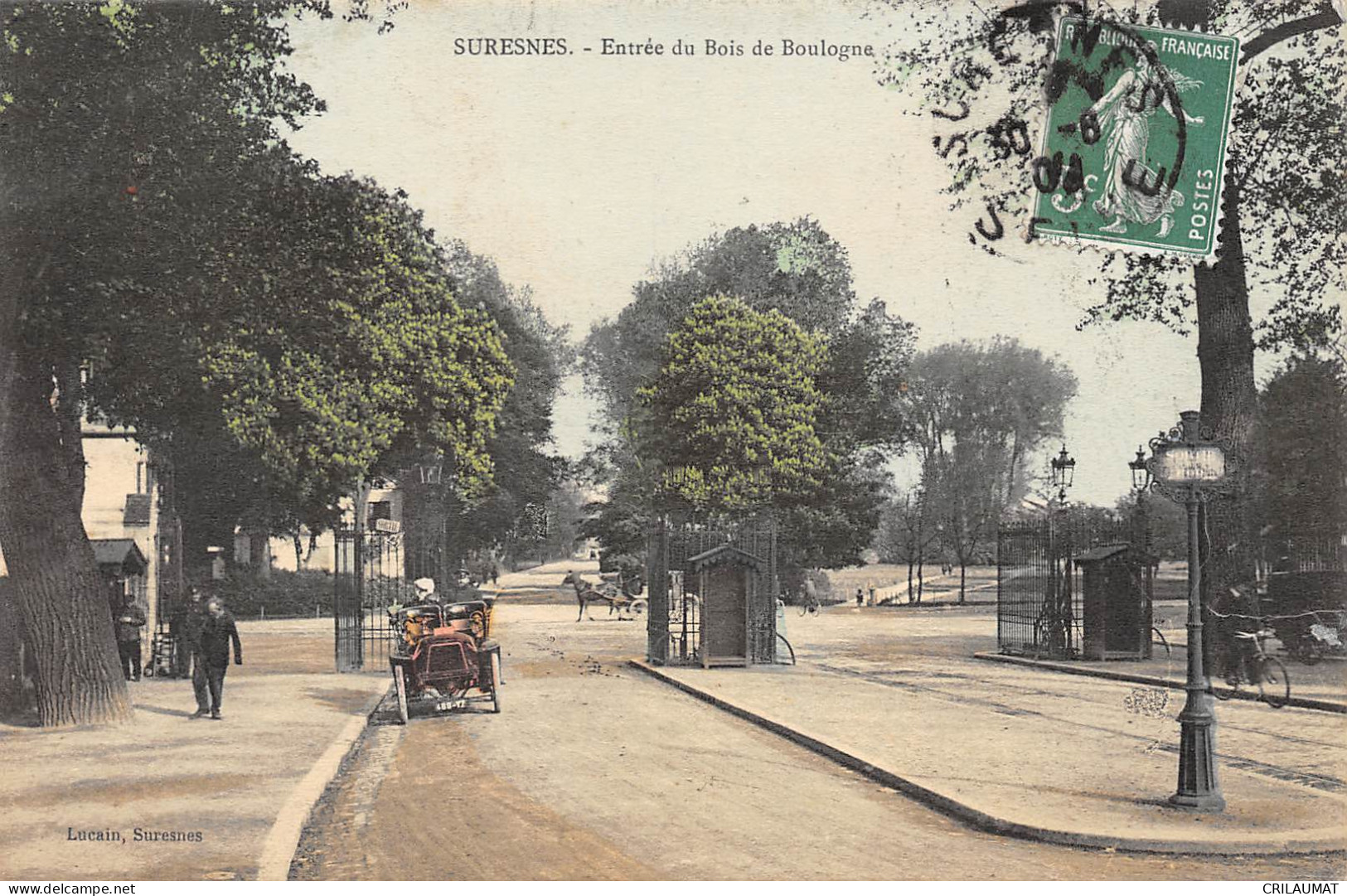 92-SURESNES-Entree Du Bois De Boulogne-N 6004-B/0303 - Suresnes