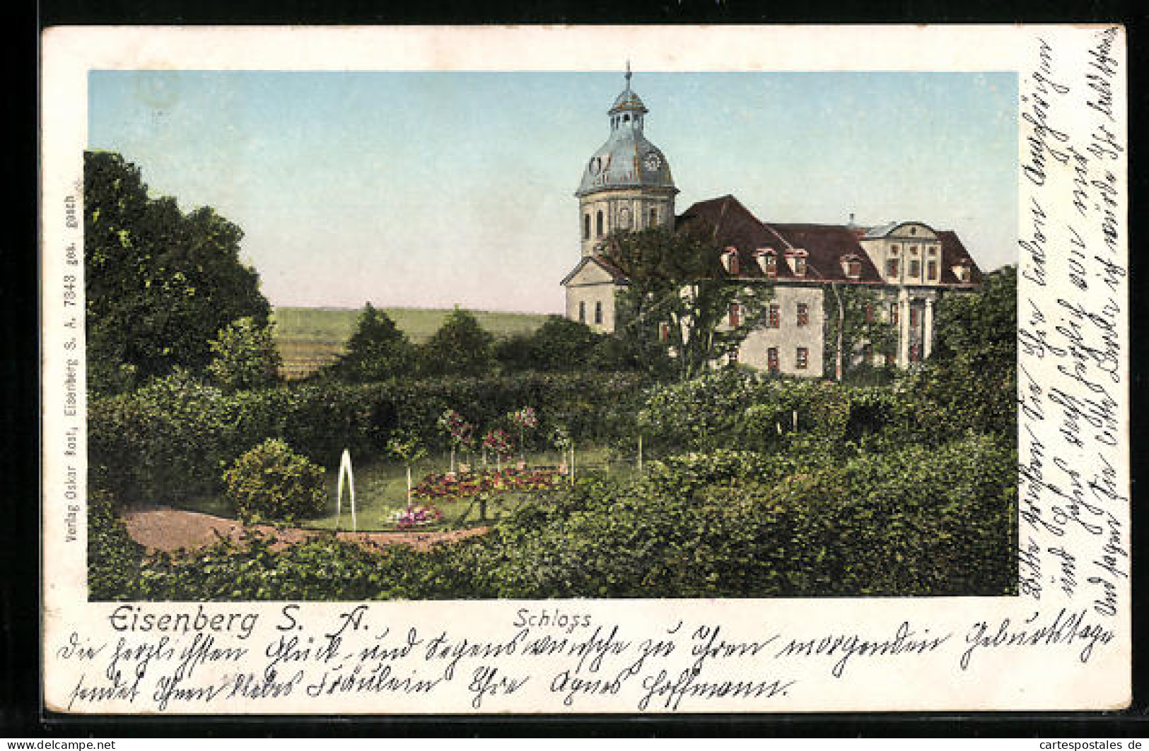 AK Eisenberg S. A., Schloss Mit Garten  - Eisenberg