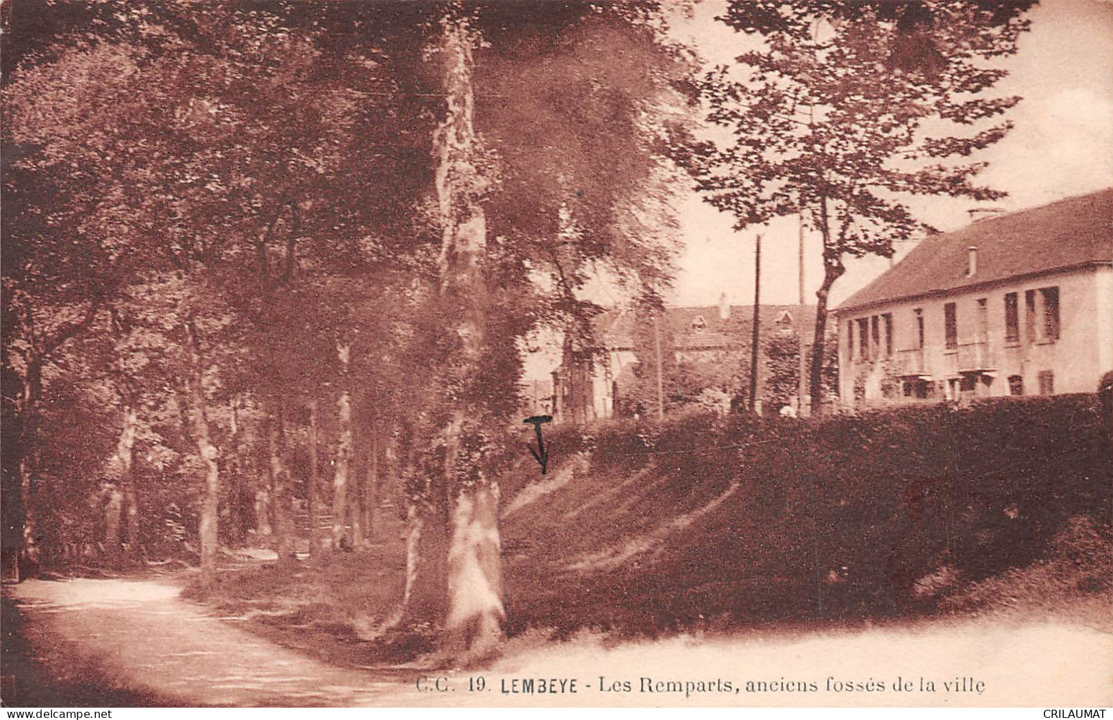 64-LEMBEYE-Les Remparts- Anciens Fosses De La Ville-N 6004-G/0085 - Lembeye