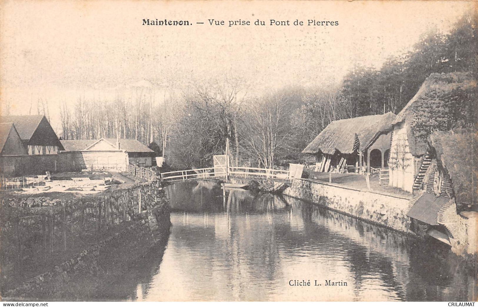 78-MAINTENON-Vue Prise Du Pont De Pierres-N 6004-F/0003 - Maintenon