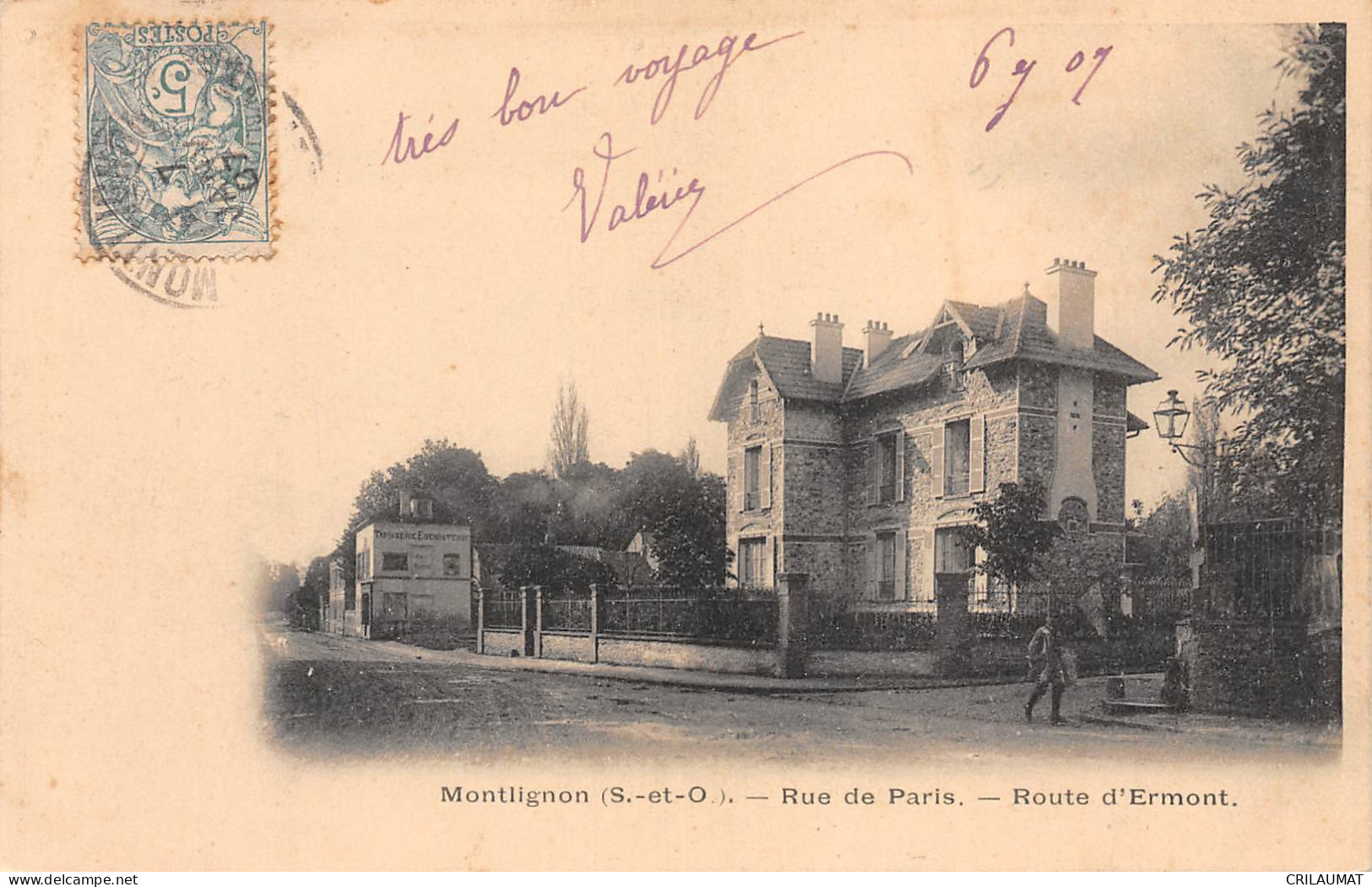 95-MONTLIGNON-Rue De Paris. - Route D'Ermont-N 6004-E/0291 - Montlignon
