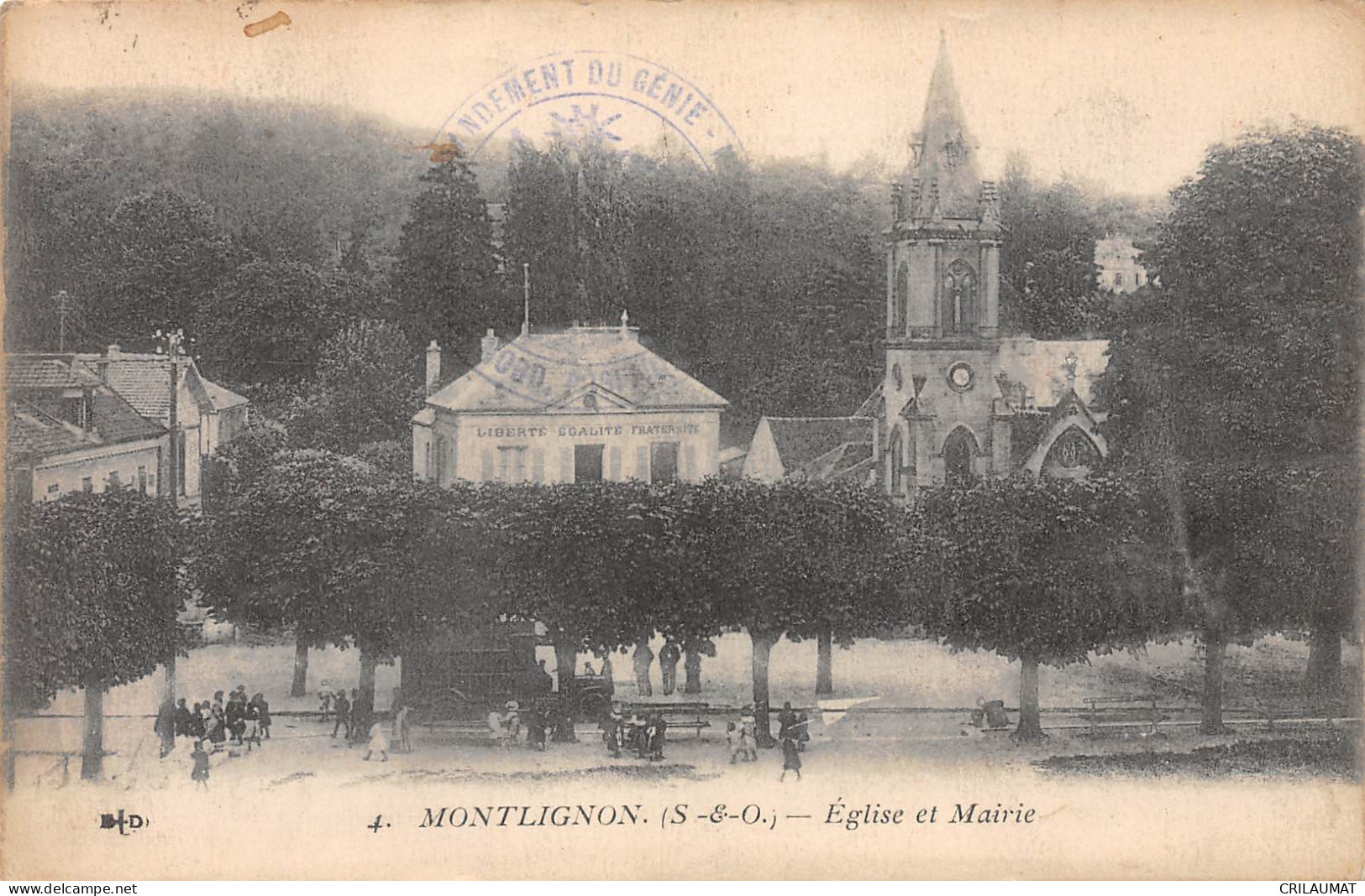 95-MONTLIGNON-Eglise Et Mairie-N 6004-E/0293 - Montlignon