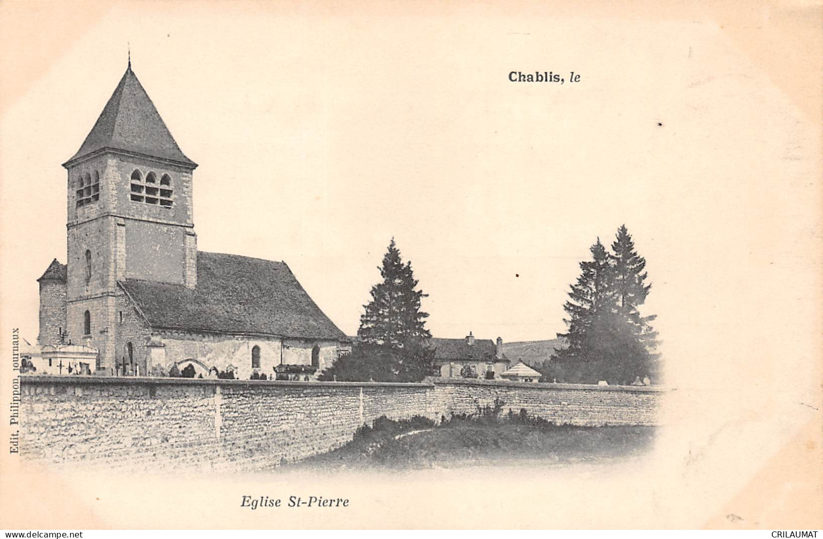 89-CHABLIS-Eglise St-Pierre-N 6004-D/0399 - Chablis