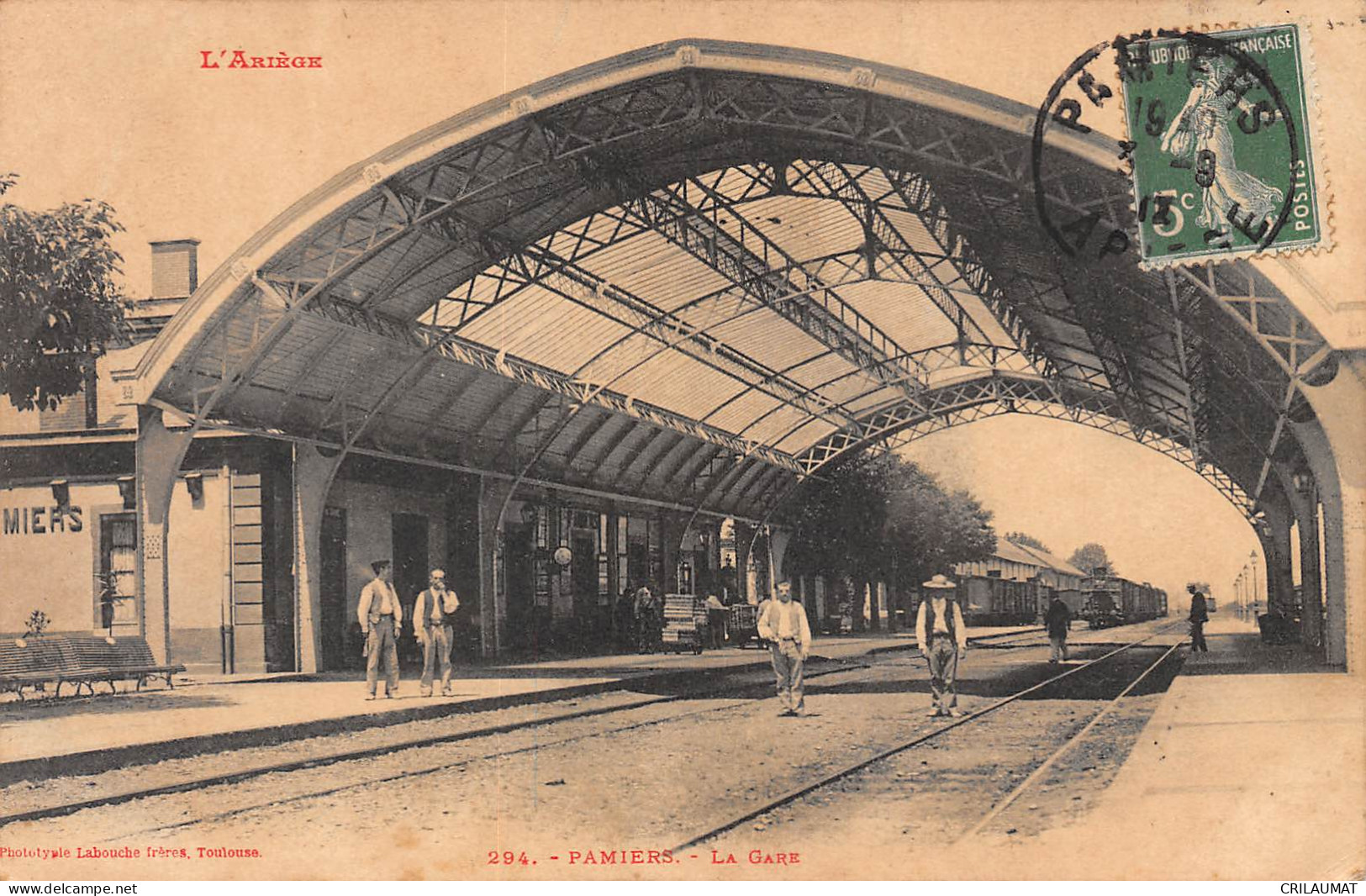 09-PAMIERS-La Gare-N 6005-B/0113 - Pamiers