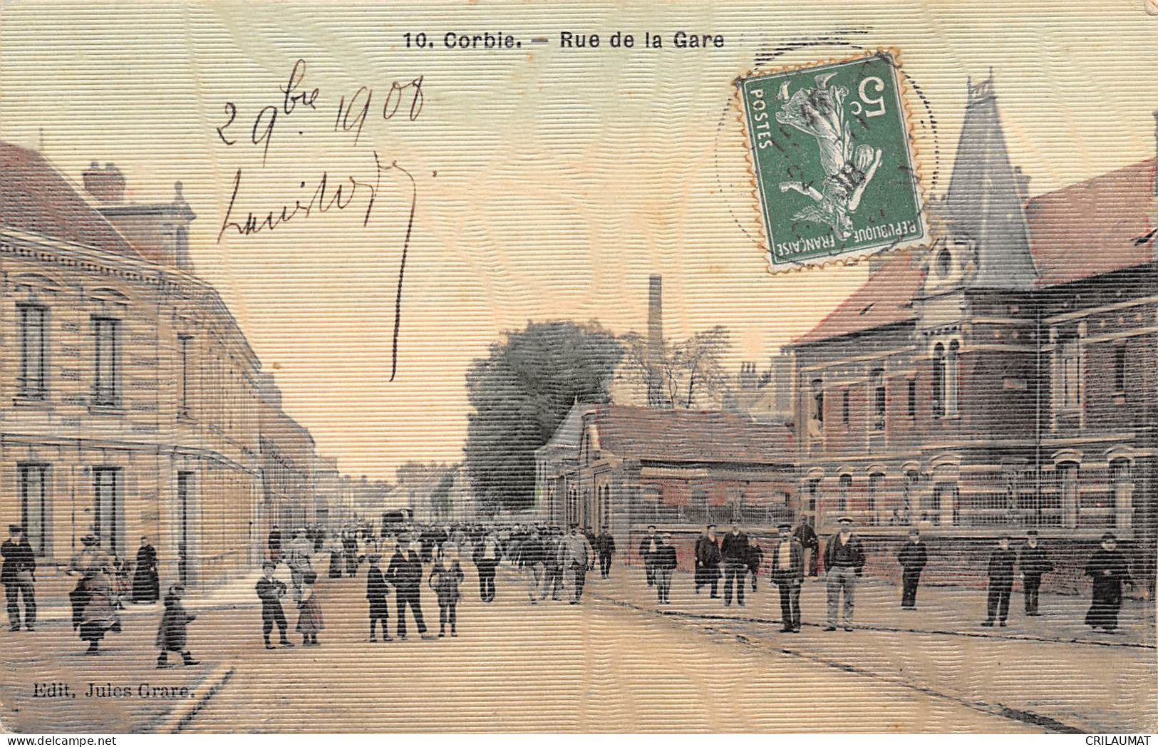 80-CORBIE-Rue De La Gare-N 6005-A/0303 - Corbie