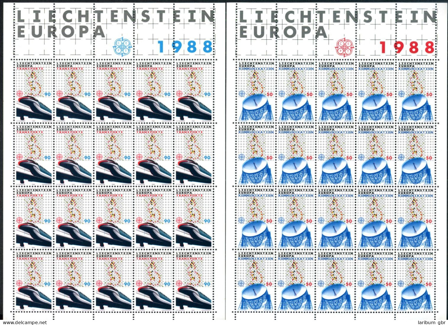 Liechtenstein 937-938 Postfrisch Als Kleinbögen #IG956 - Other & Unclassified