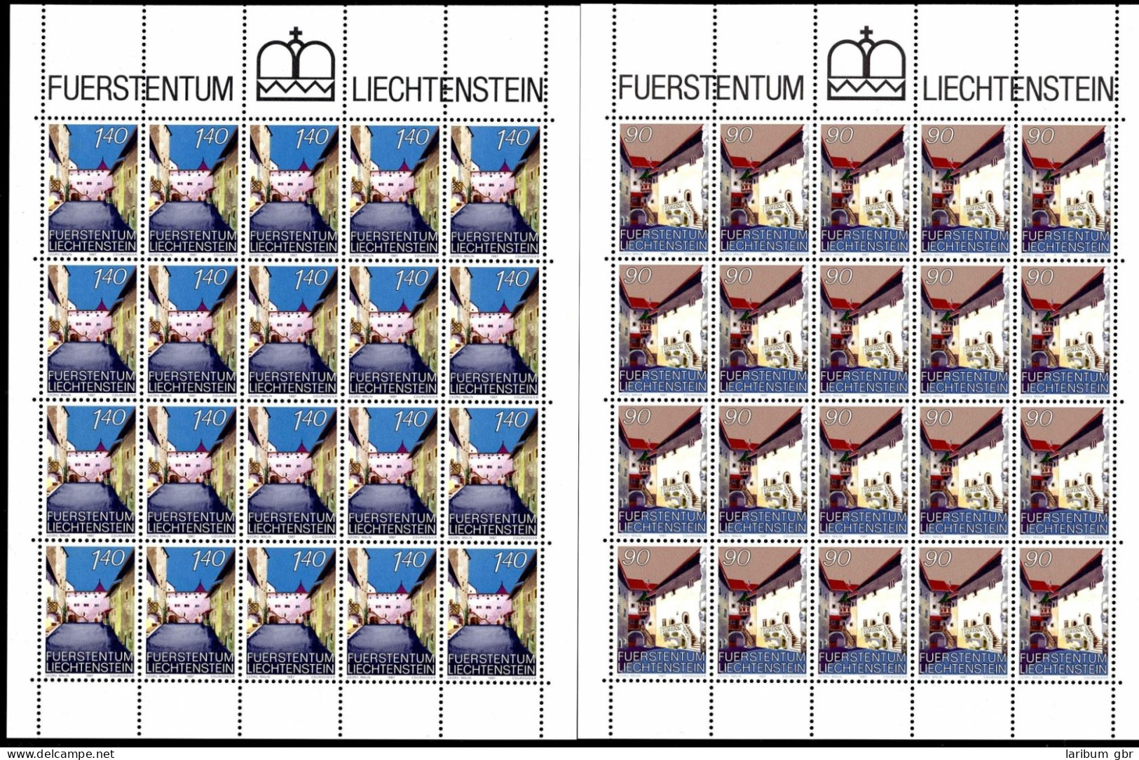 Liechtenstein 919-920 Postfrisch Als Kleinbögen #IG964 - Other & Unclassified