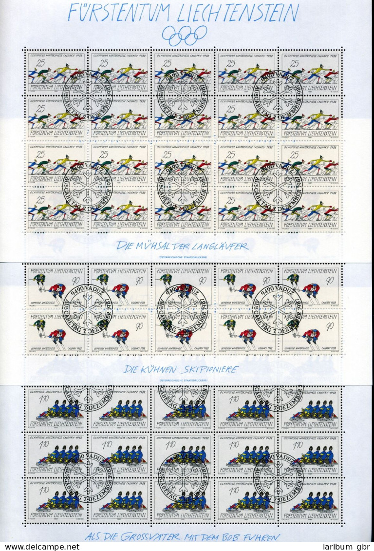 Liechtenstein 934-936 Gestempelt Als Kleinbögen, Ersttagssonderstempel #IG990 - Other & Unclassified