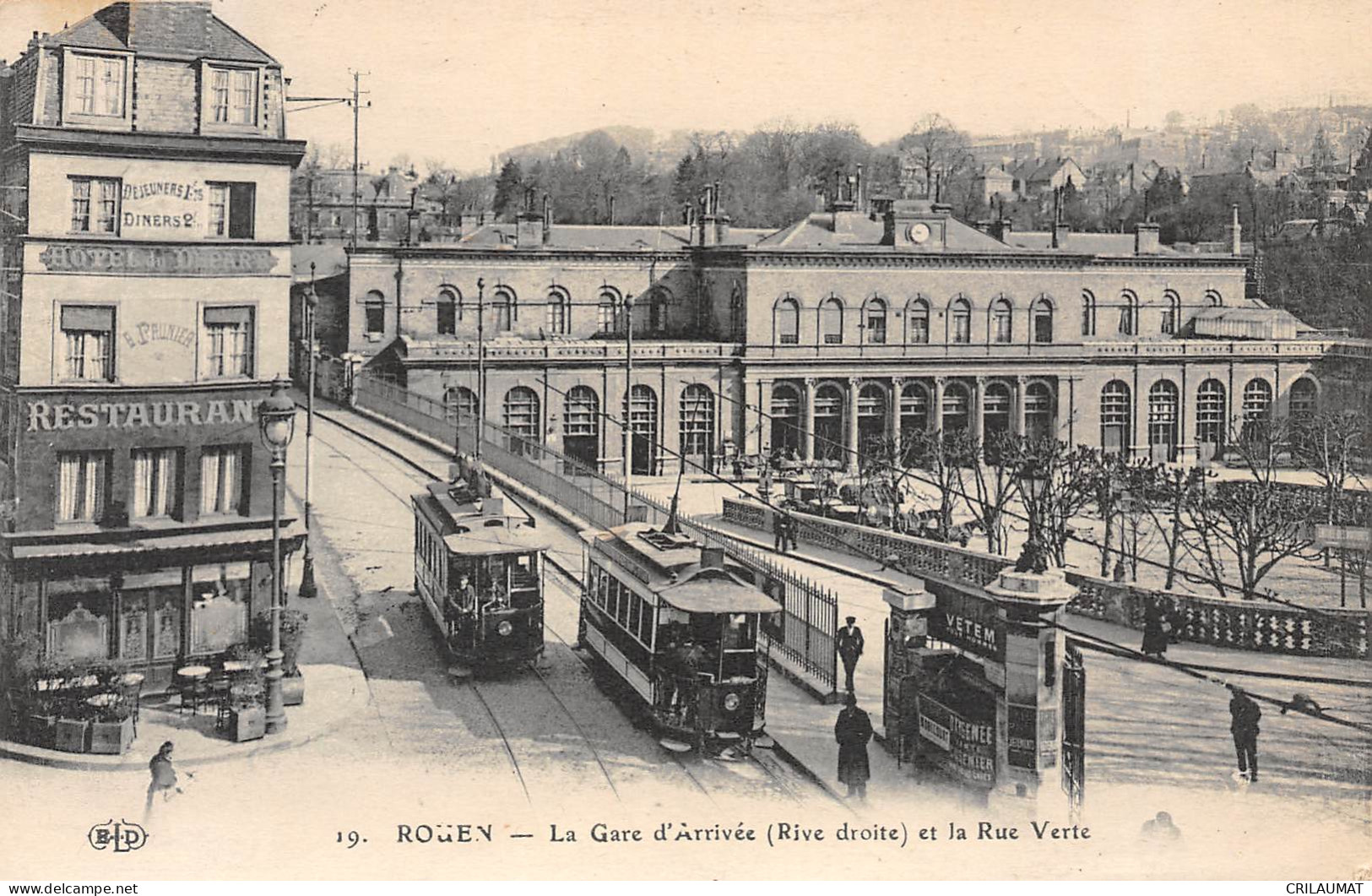 76-ROUEN-La Gare D'Arrivee -N 6004-G/0347 - Rouen