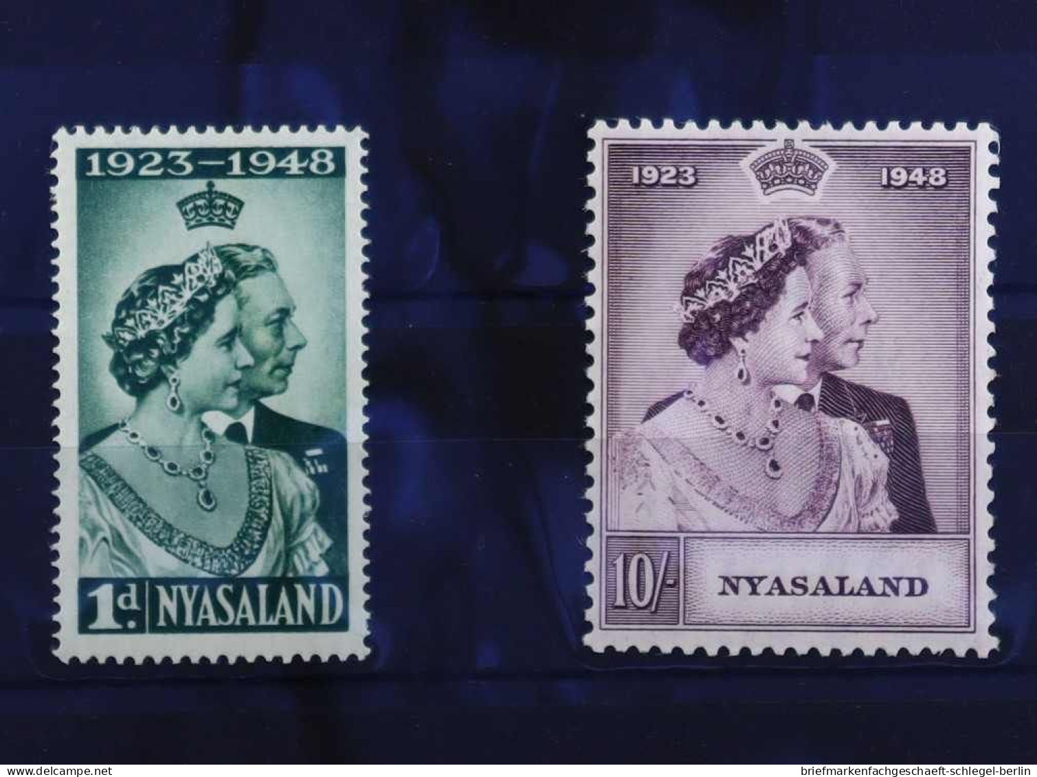 Nyassaland, 1948, 87 - 88, Postfrisch - Otros - África