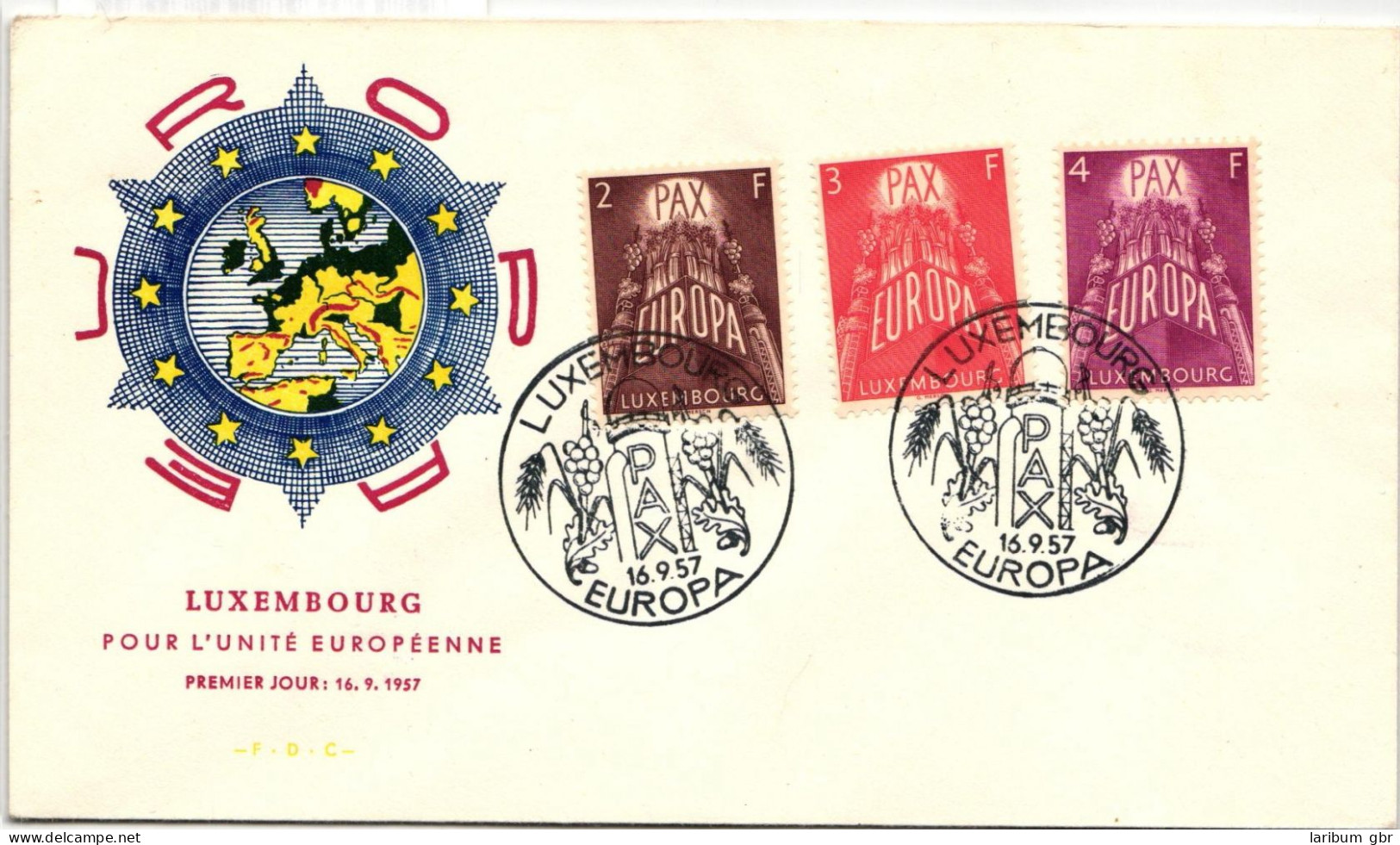 Luxemburg 572-574 Als Ersttagsbrief #JF167 - Other & Unclassified