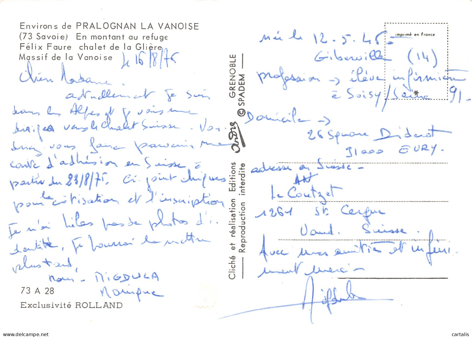 73-PRALOGNAN LA VANOISE-N°3736-C/0293 - Pralognan-la-Vanoise