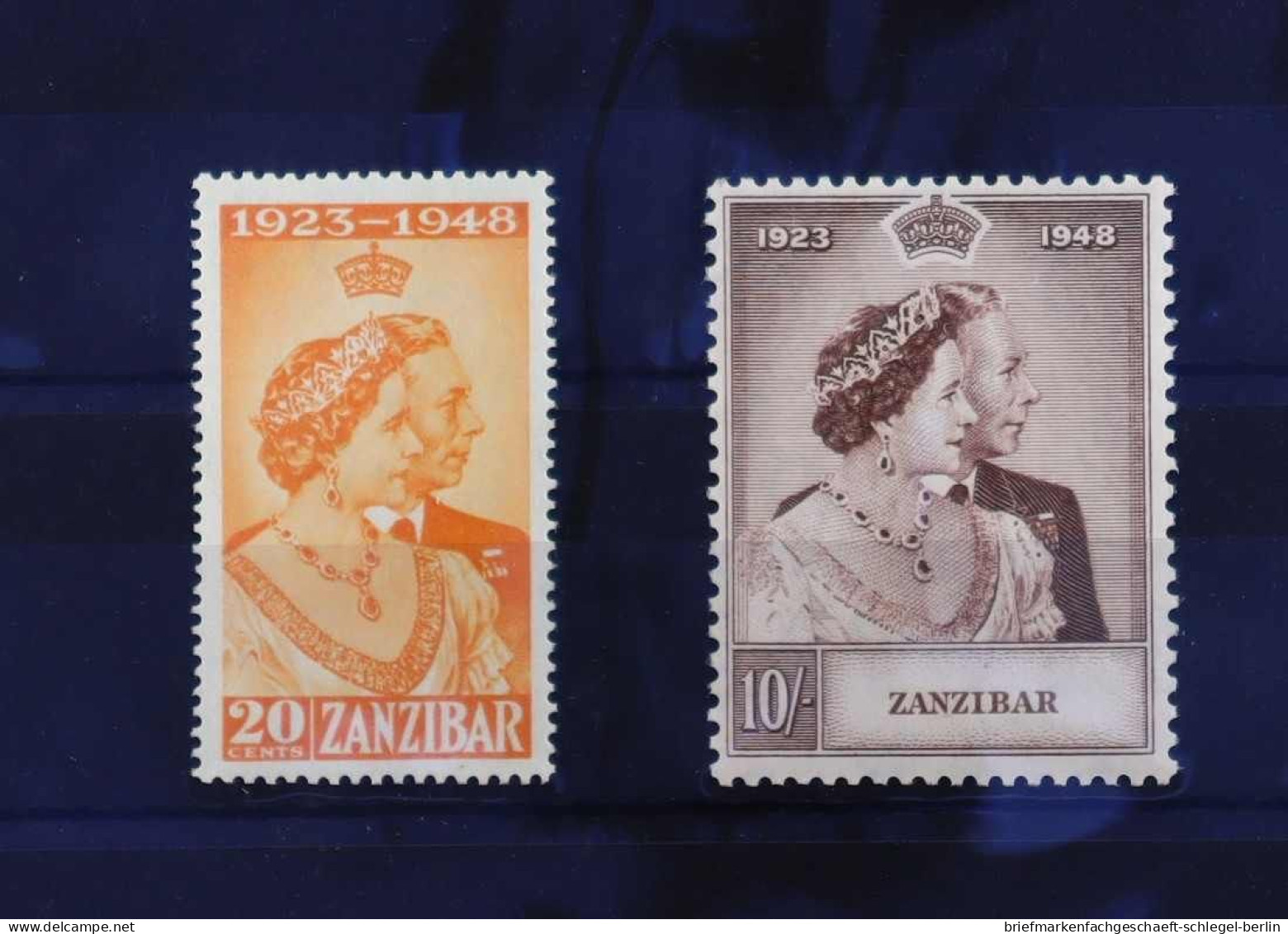 Sansibar, 1948, 200 - 201, Postfrisch - Zanzibar (1963-1968)