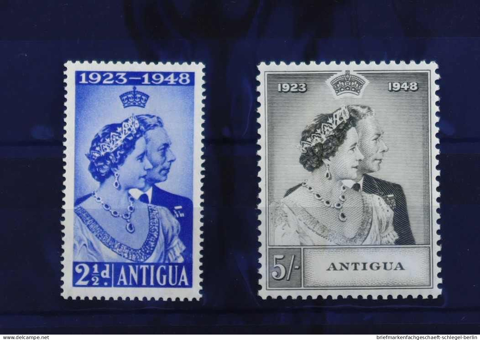 Antigua & Antigua Barbuda, 1948, 92 - 93, Postfrisch - Antigua Et Barbuda (1981-...)