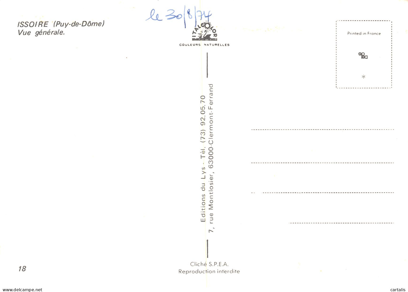 63-ISSOIRE-N°3736-B/0075 - Issoire