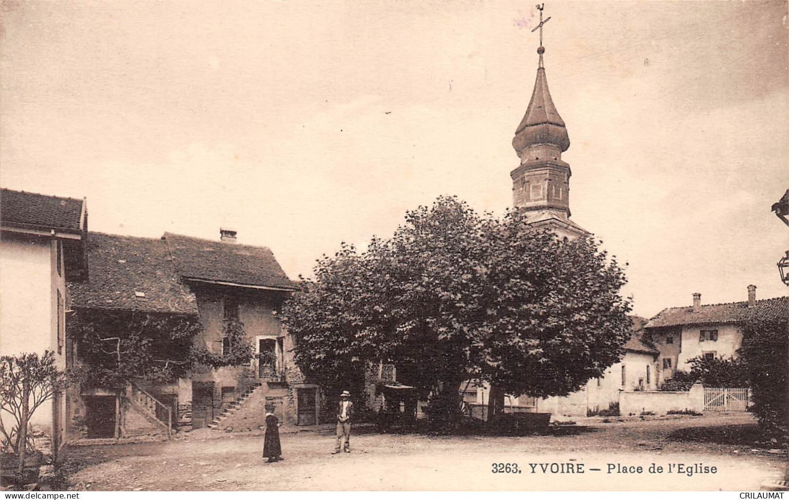 74-YVOIRE-Place De L'Eglise-N 6005-E/0209 - Yvoire