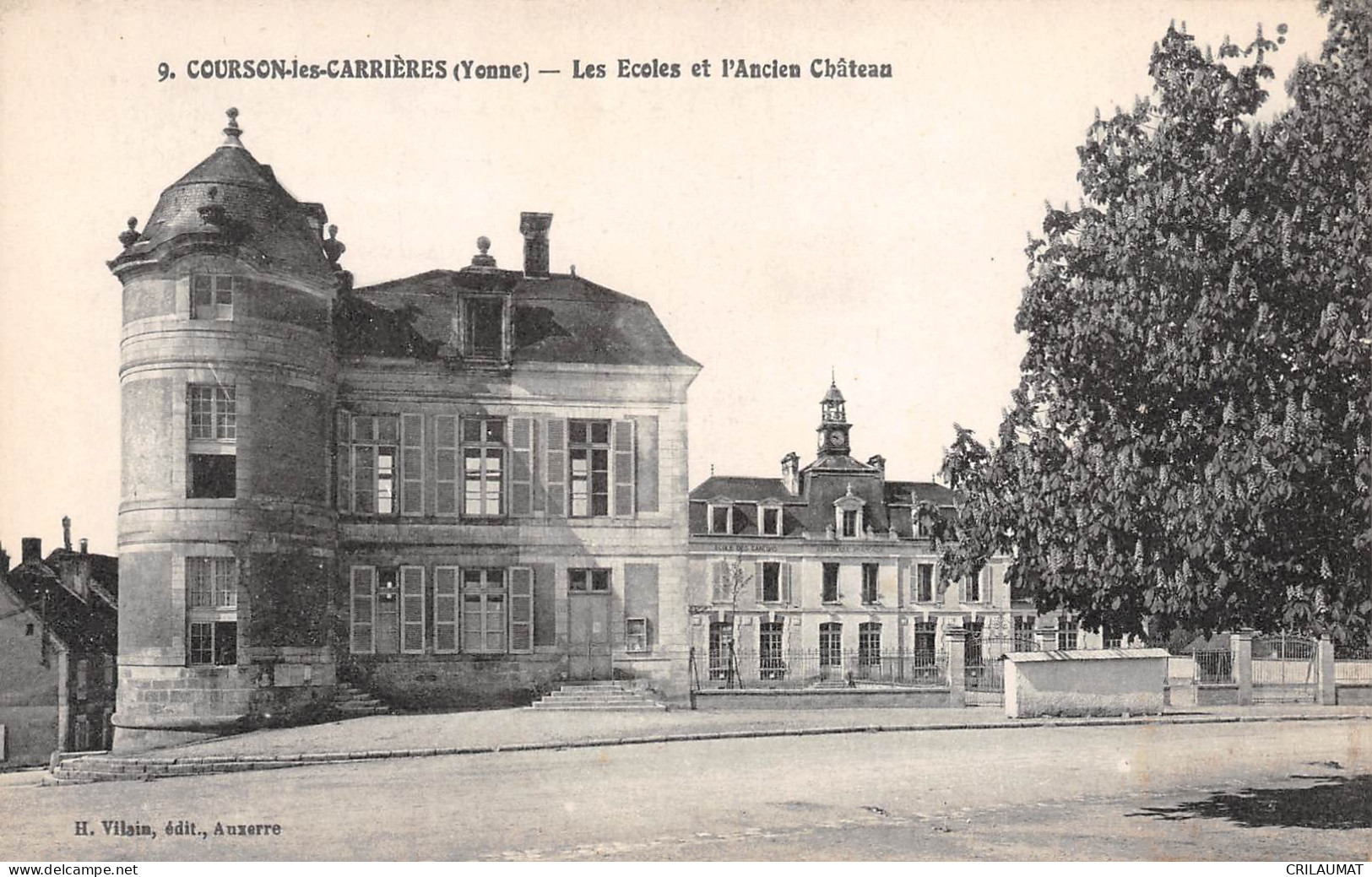 89-COURSON LES CARRIERES-Les Ecoles Et L'Ancien Chateau-N 6005-E/0031 - Courson-les-Carrières