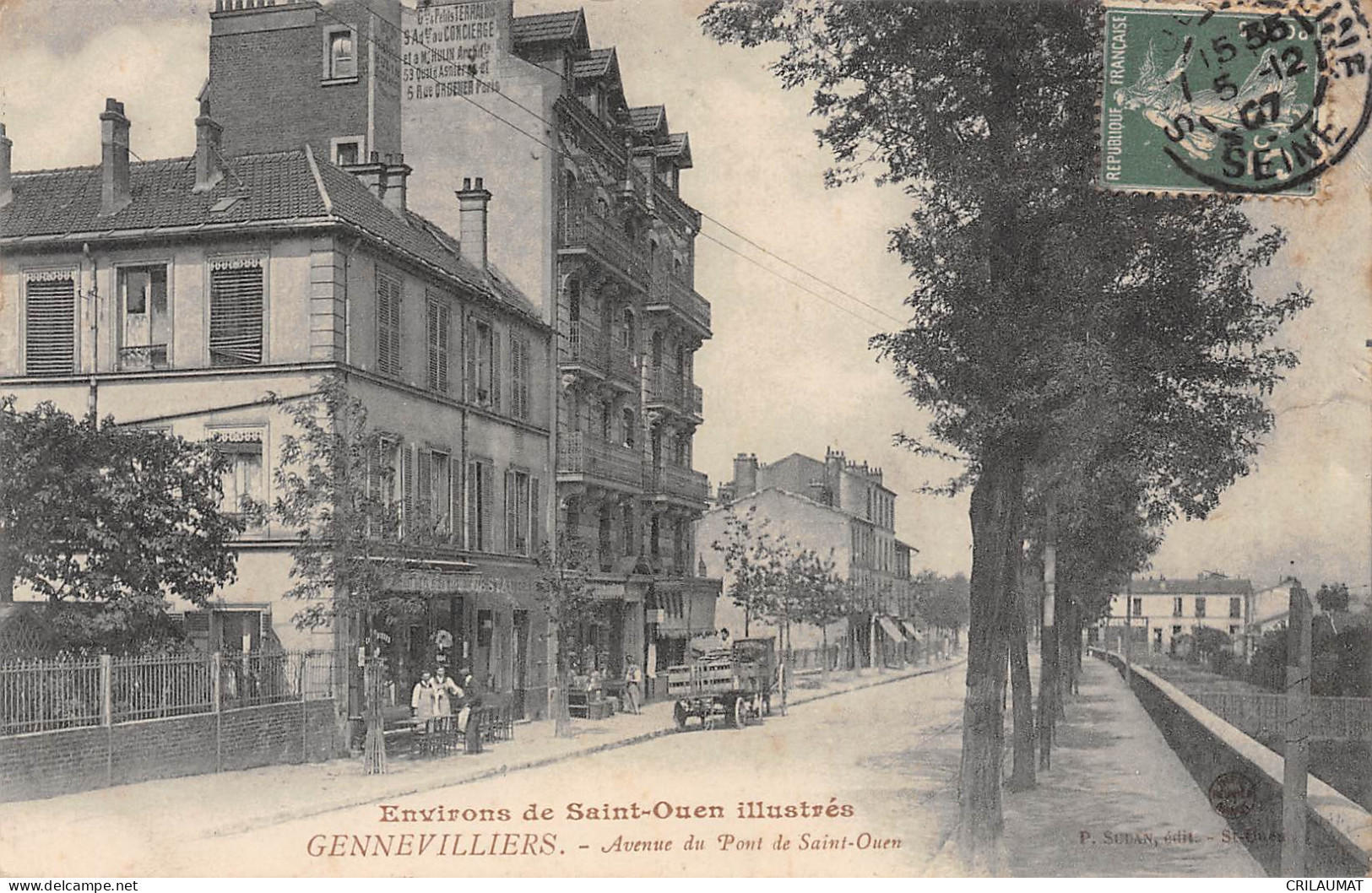 92-GENNEVILLIERS-Avenue Du Pont De Saint Ouen-N 6005-D/0233 - Gennevilliers