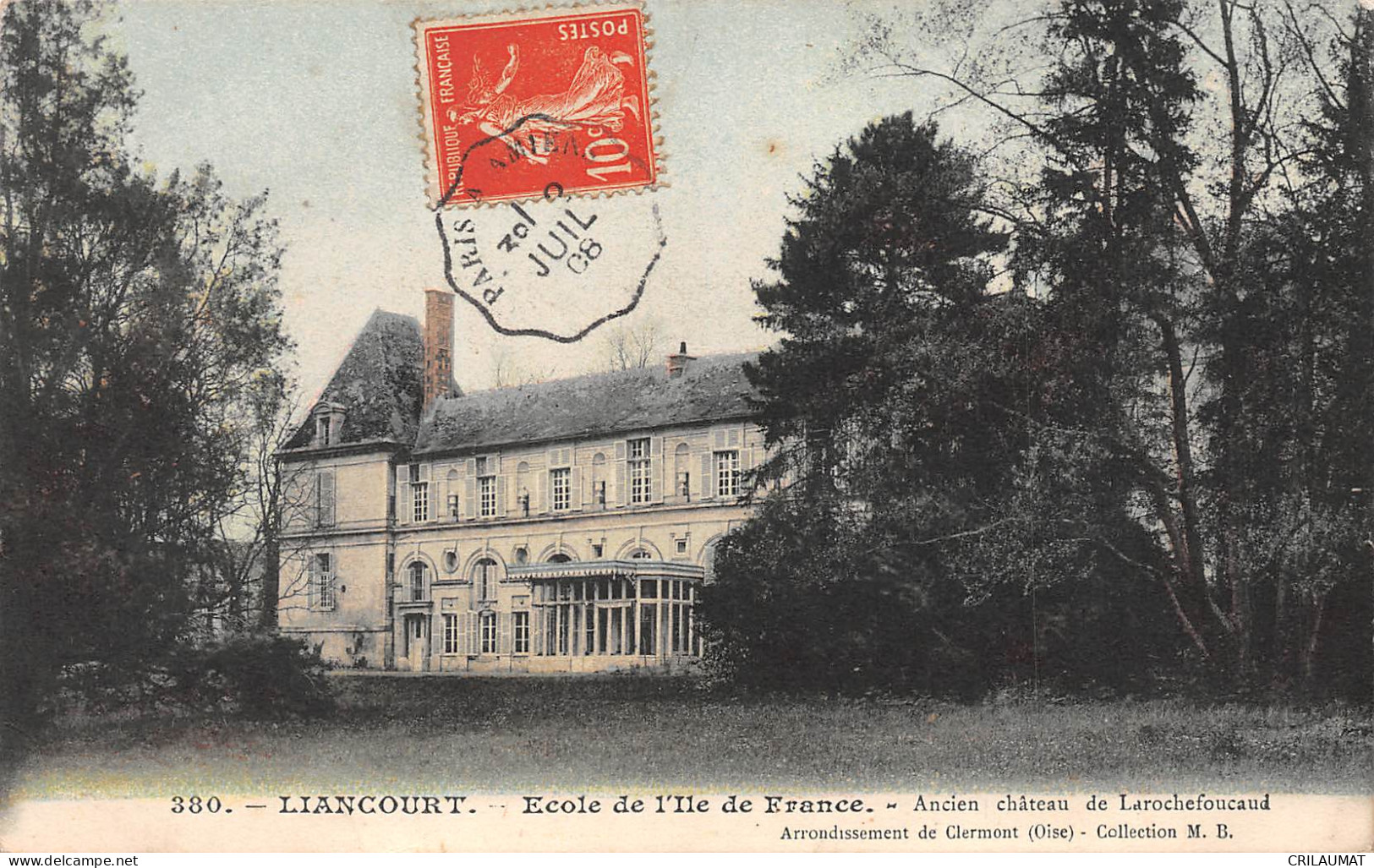 60-LIANCOURT-Ecole De L'Ile De France-N 6005-C/0371 - Liancourt
