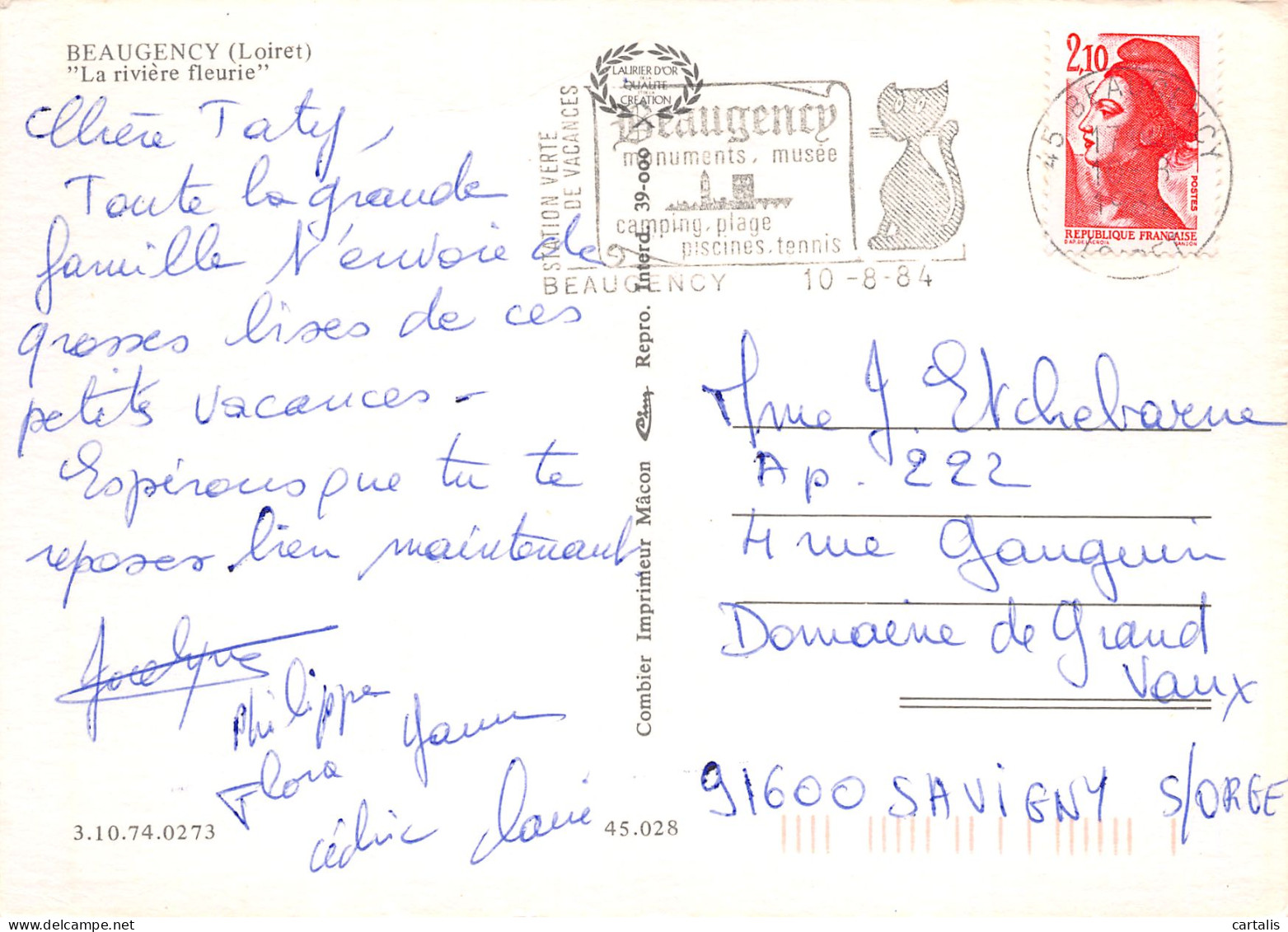 45-BEAUGENCY-N°3737-A/0135 - Beaugency