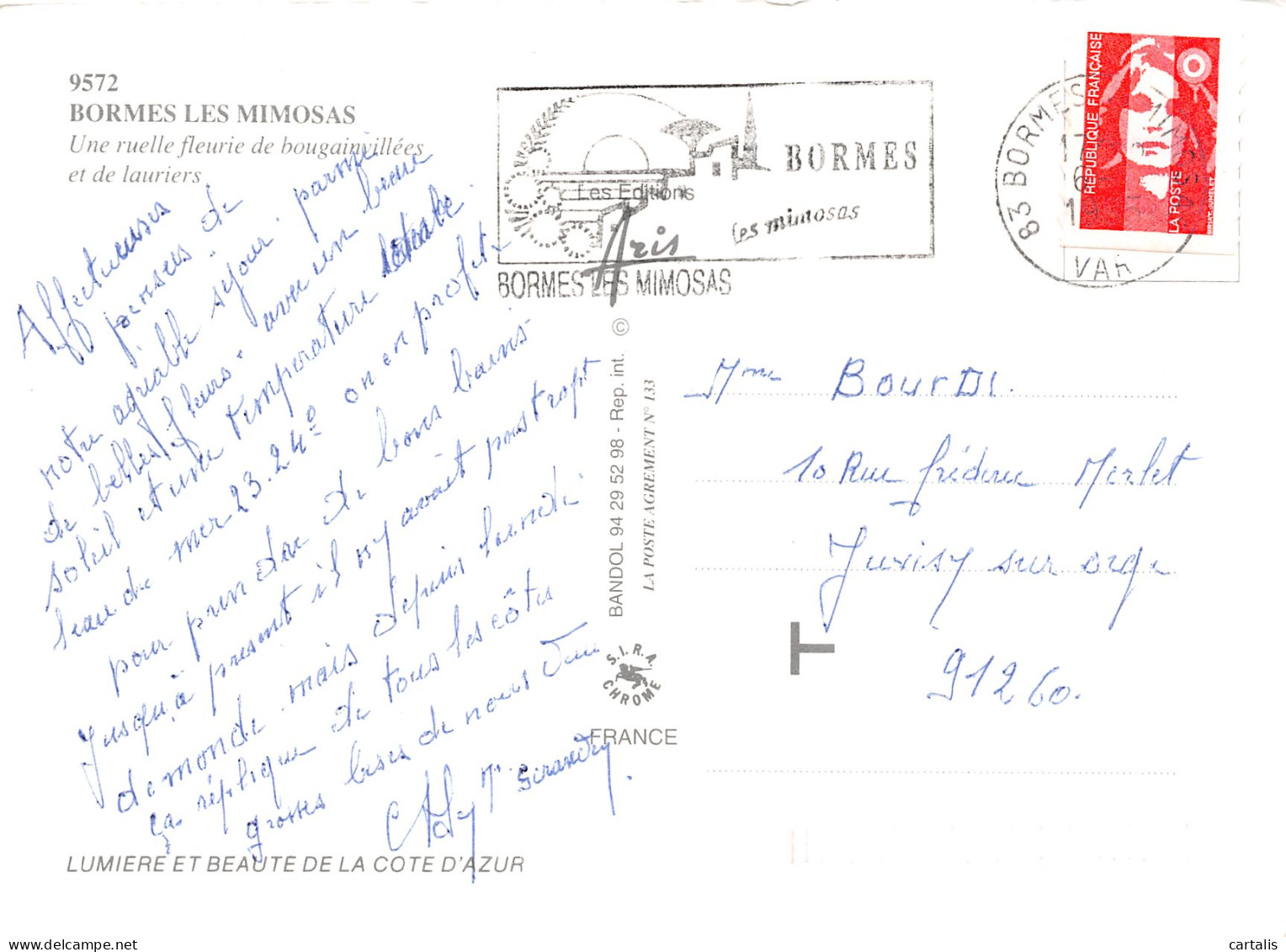 83-BORMES LES MIMOSAS-N°3736-D/0161 - Bormes-les-Mimosas