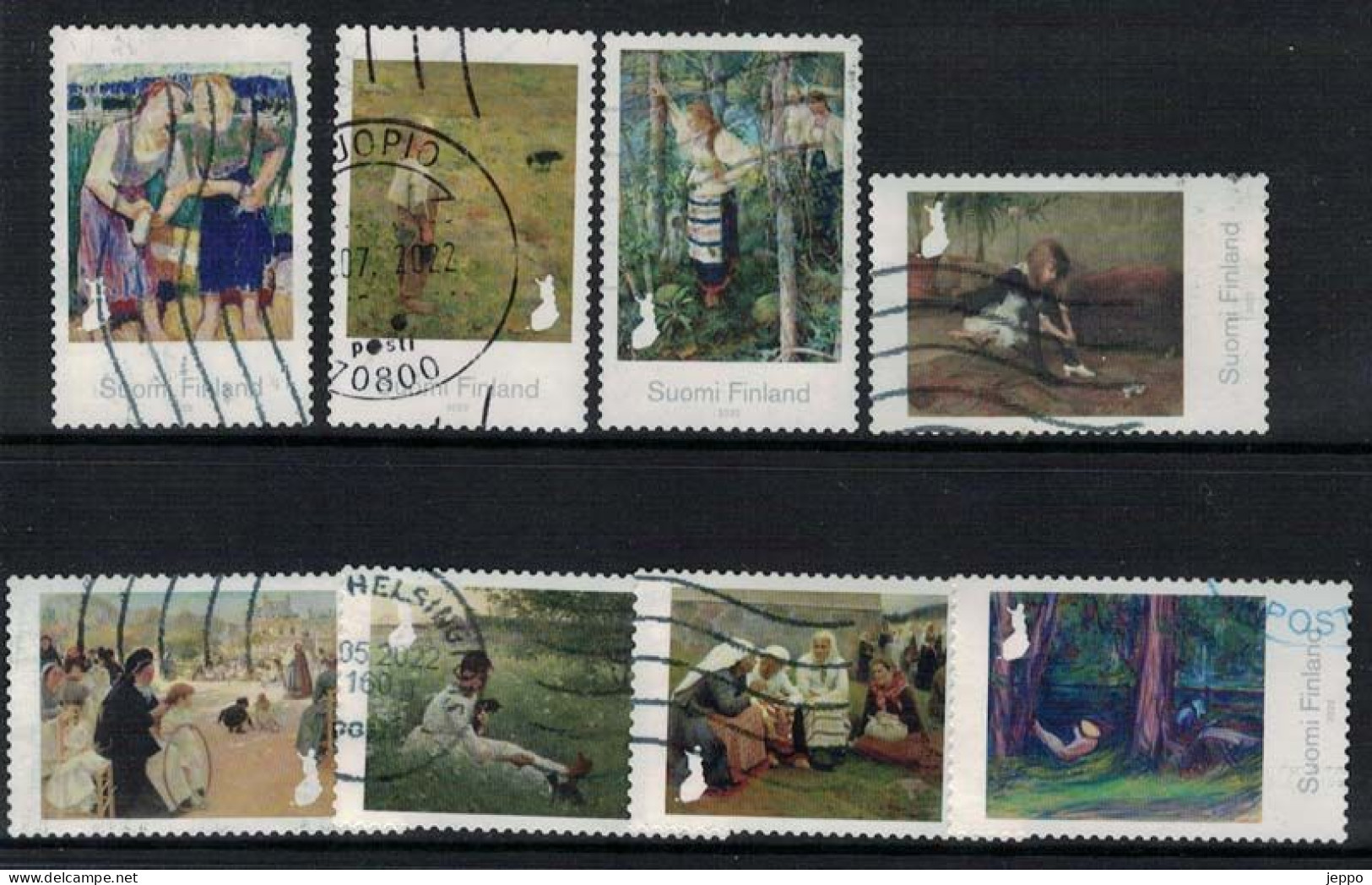 2022 Finland, Finnish Art Classics II, Complete Set Fine Used. - Gebraucht