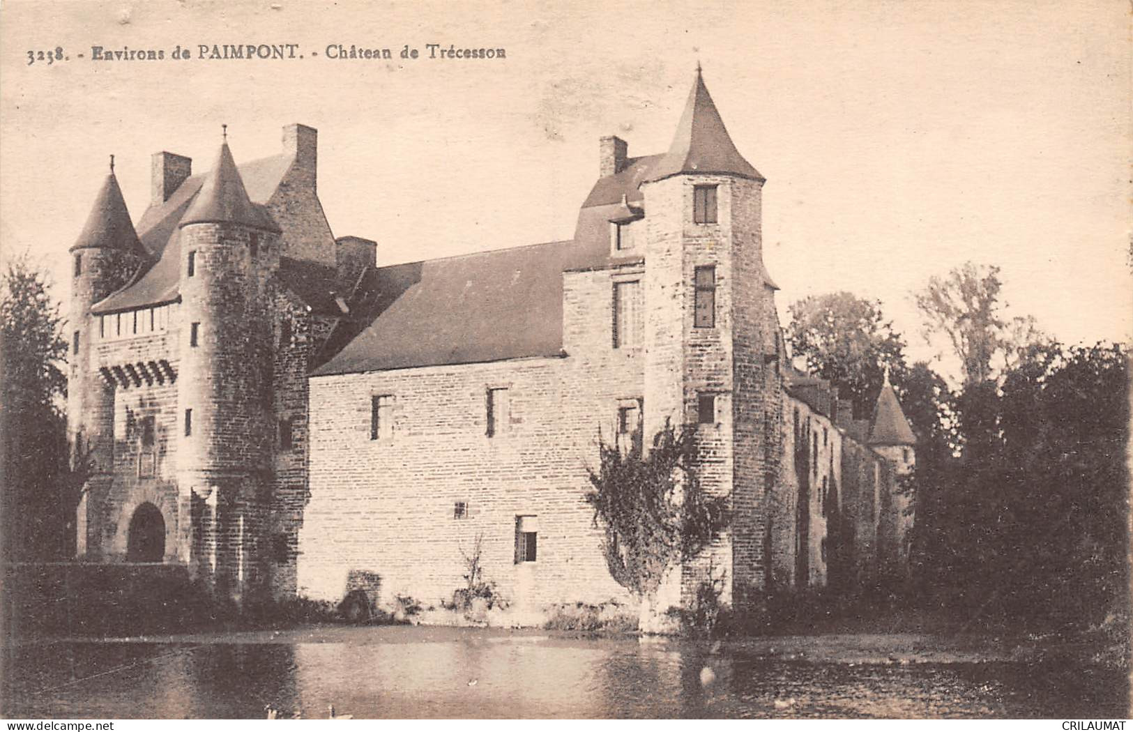 35-PAIMPONT-Chateau De Trécesson-N 6005-G/0089 - Paimpont