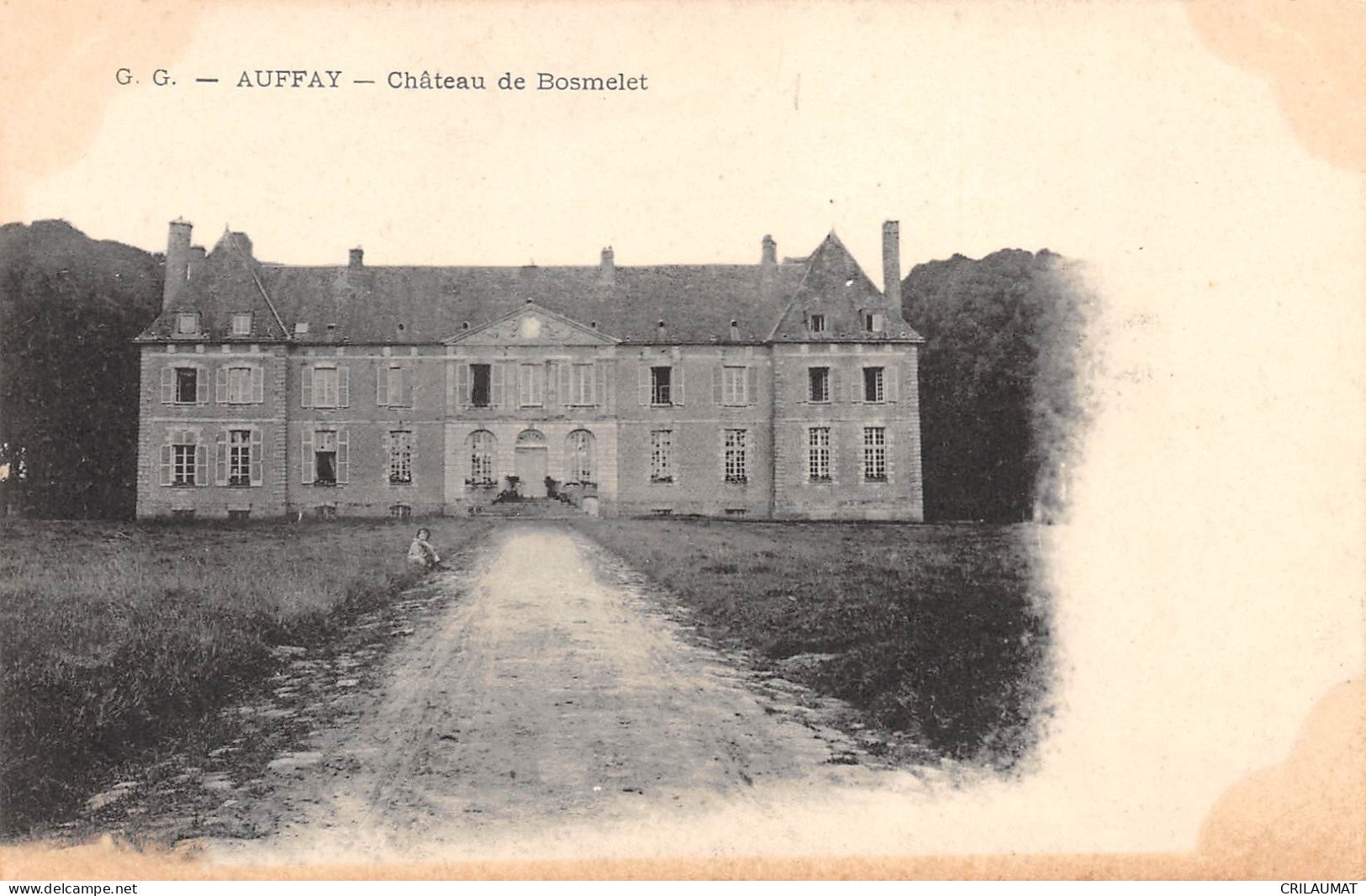 76-AUFFAY-Château De Bosmelet-N 6005-G/0009 - Auffay