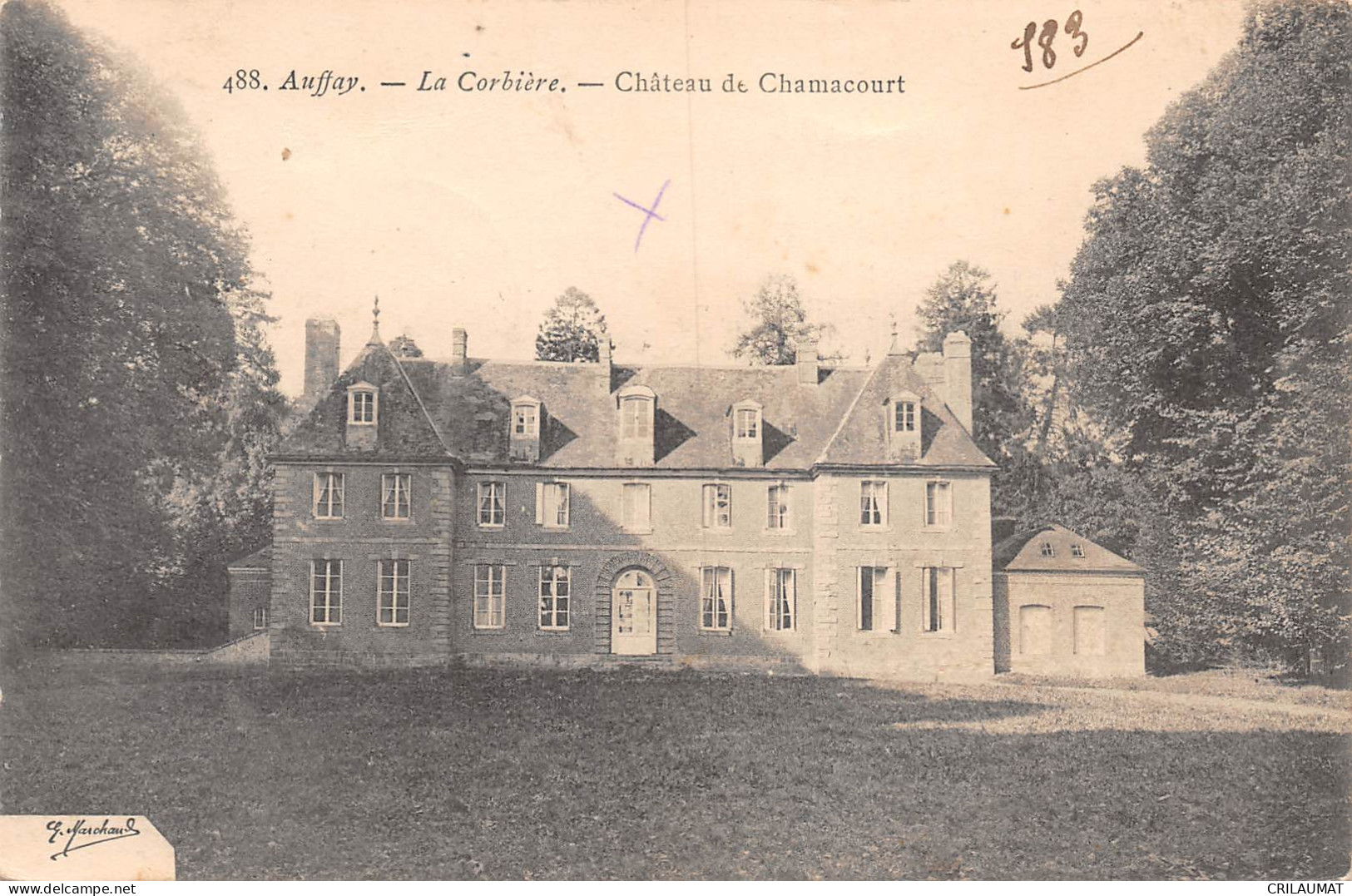 76-AUFFAY-La Corbière - Château De Chamacourt-N 6005-G/0015 - Auffay