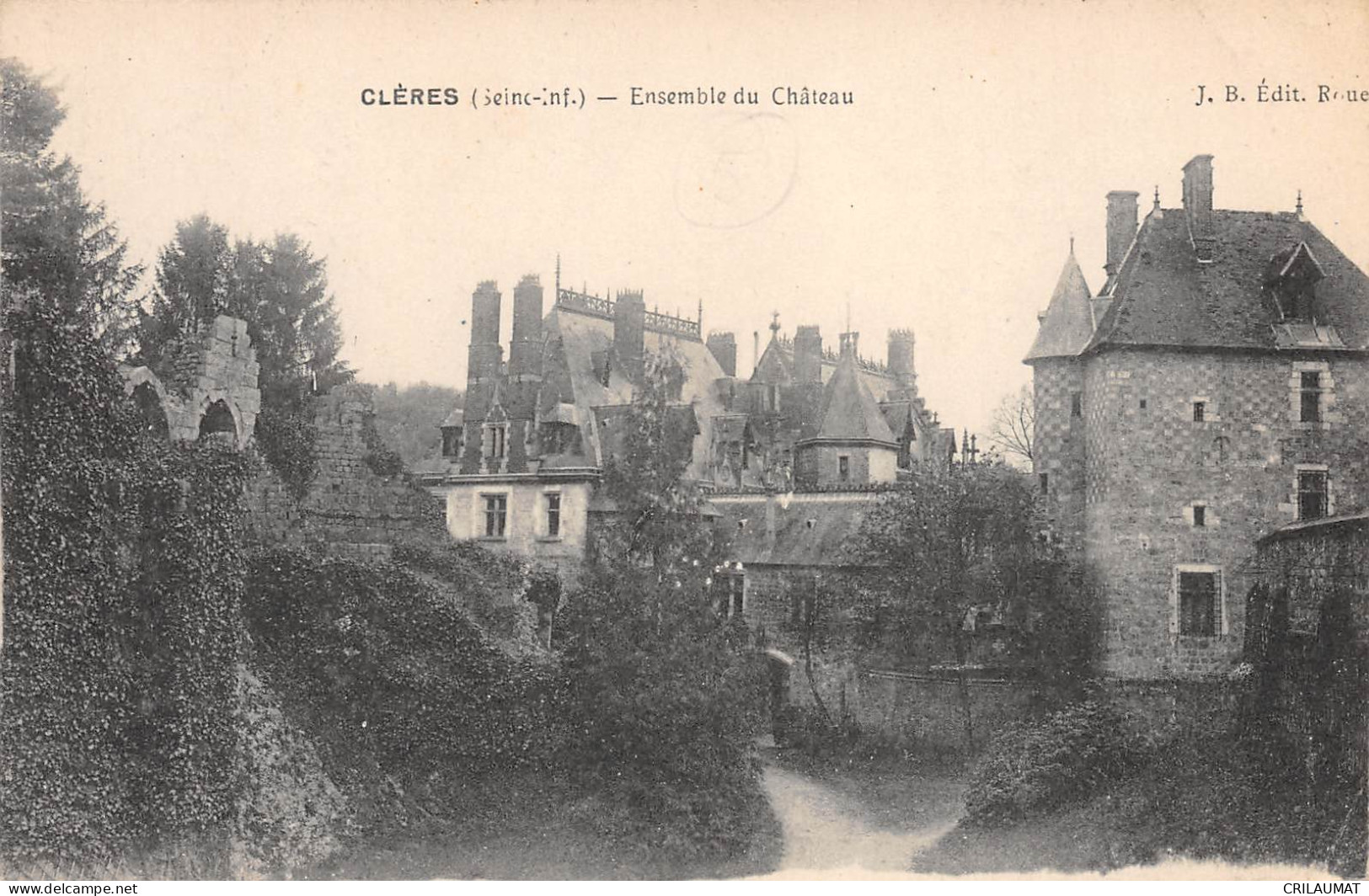 76-CLERES-Château-N 6005-G/0007 - Clères