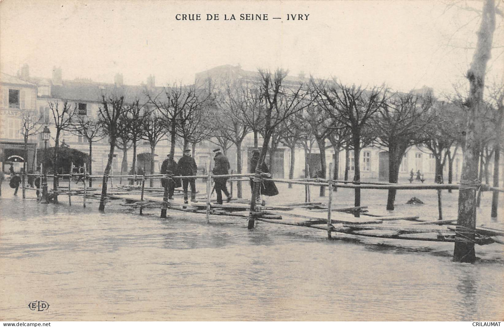 94-IVRY SUR SEINE-Crue De La Seine-N 6006-B/0165 - Ivry Sur Seine