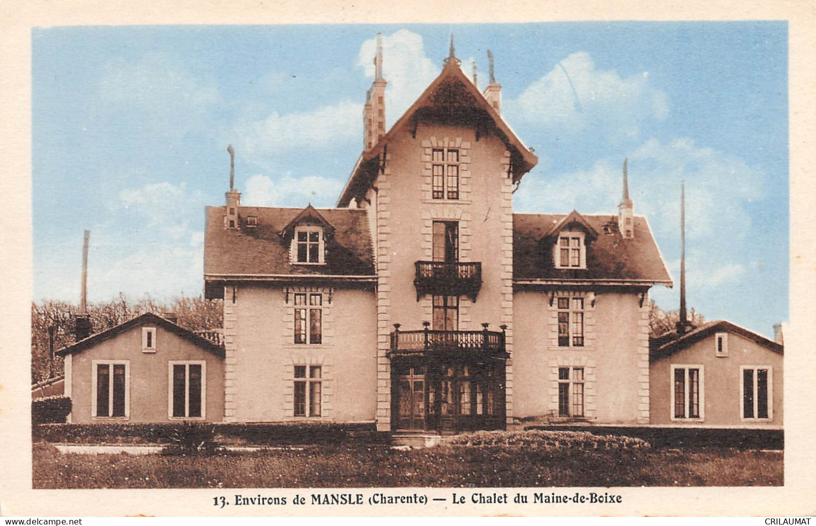 16-MANSLE-Chalet Du MAINE DE BOIXE-N 6006-B/0077 - Mansle
