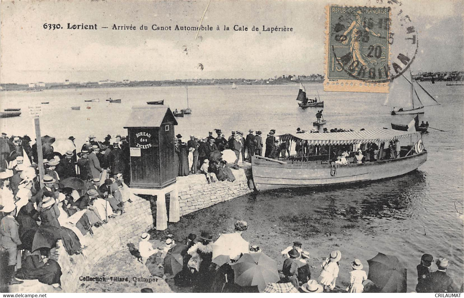 56-LORIENT-Arrivée Du Canot-N 6006-A/0011 - Lorient