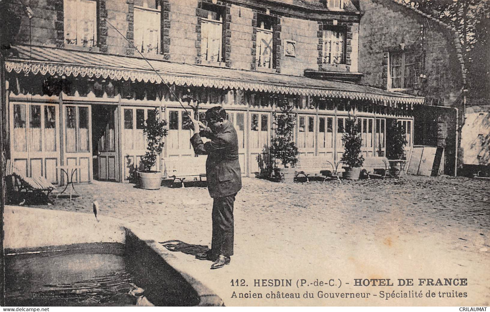 62-HESDIN-Hotel De France-N 6005-H/0237 - Hesdin