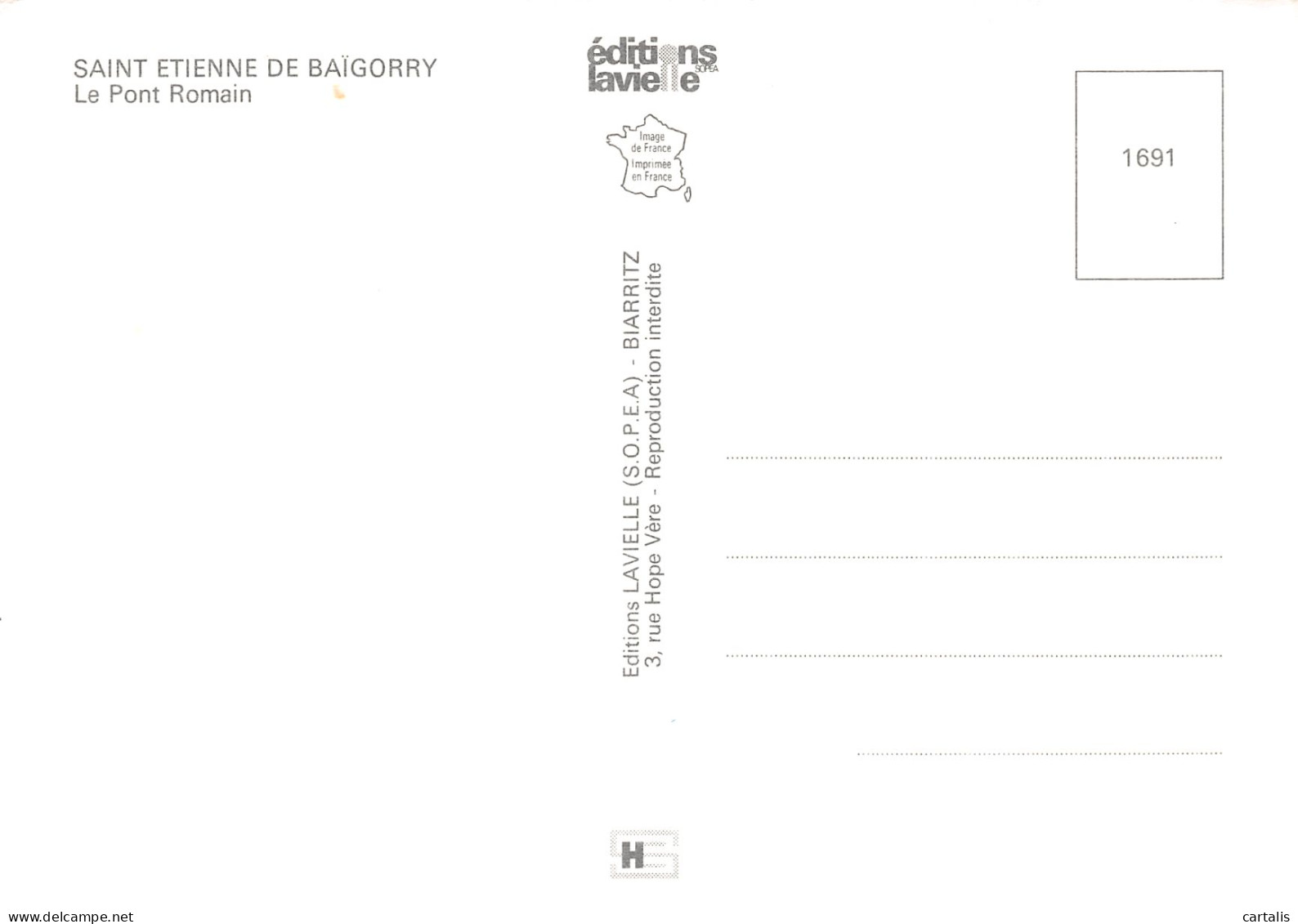 64-SAINT ETIENNE DE BAIGORRY-N°3738-A/0249 - Saint Etienne De Baigorry