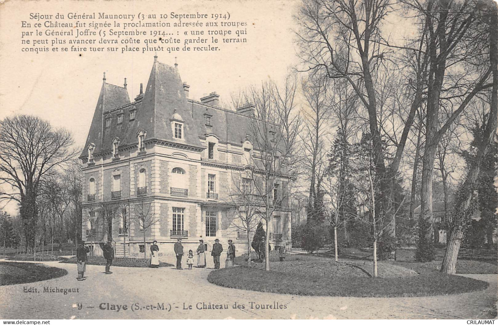 77-CLAYE SOUILLY-Château Des Tourelles-N 6006-E/0397 - Claye Souilly