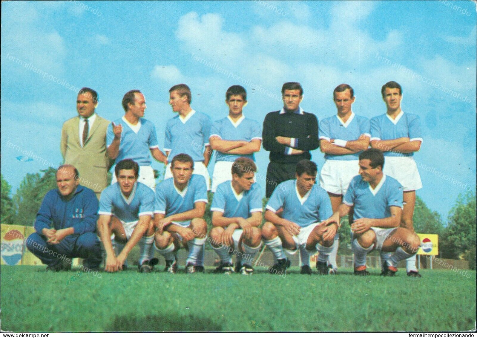 Cp538 Cartolina Lazio Formazione Calcio 1967 - Zonder Classificatie