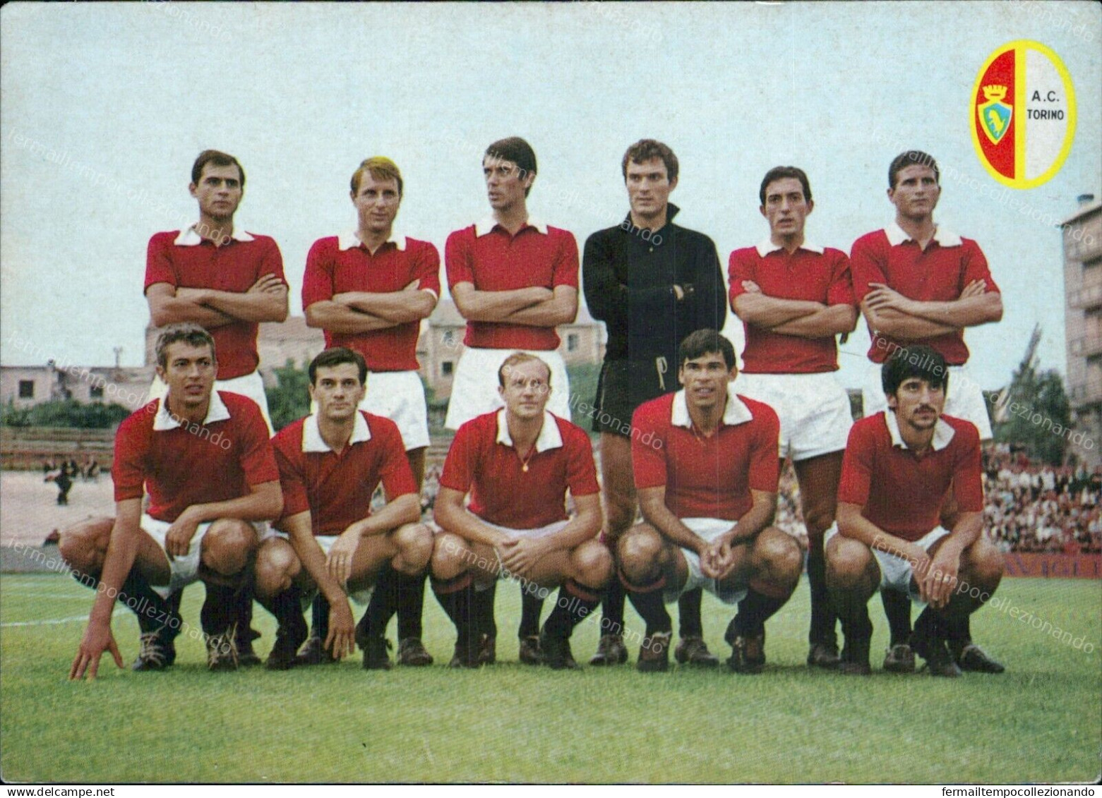Cp536 Cartolina Torino Formazione Calcio 1967 - Non Classificati
