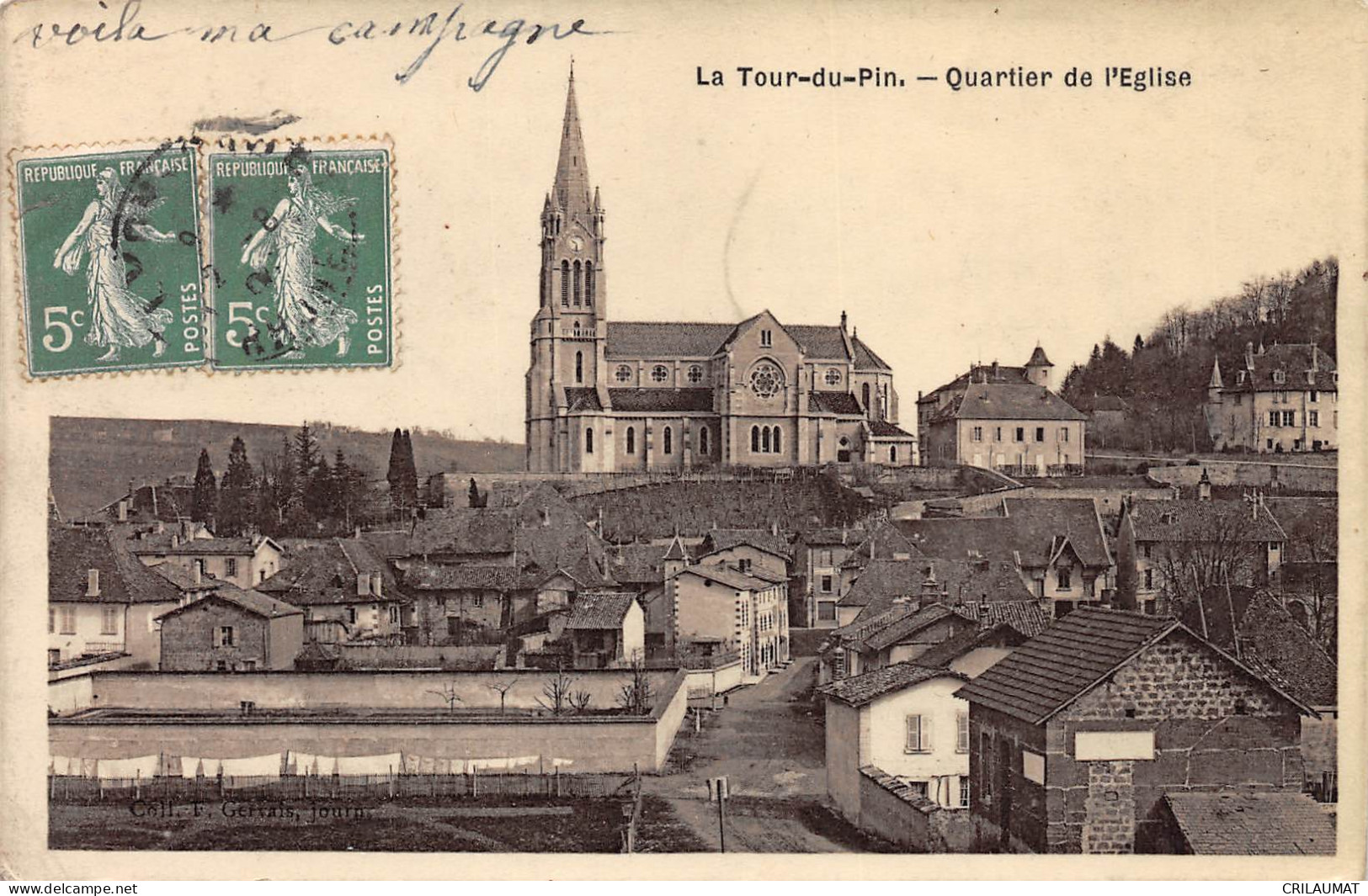 38-LA TOUR DU PIN-Quartier De L'Eglise-N 6006-E/0213 - La Tour-du-Pin