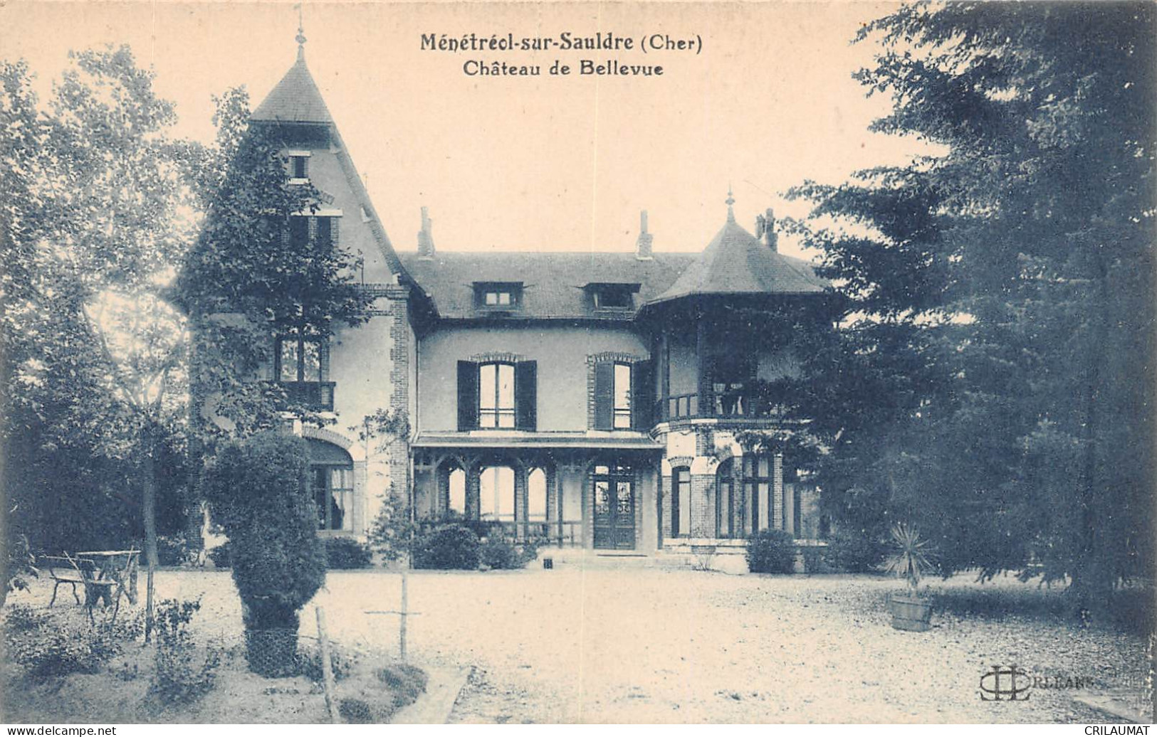 18-MENETREOL SUR SAULDRE-Château De Bellevue-N 6006-E/0099 - Autres & Non Classés