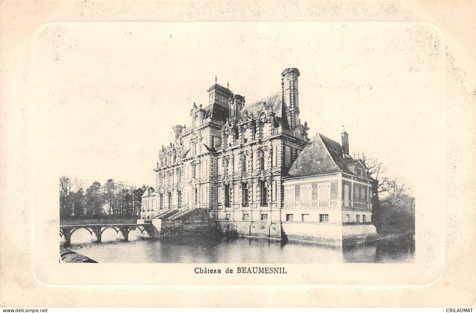 27-BEAUMESNIL-Château-N 6006-D/0121 - Beaumesnil