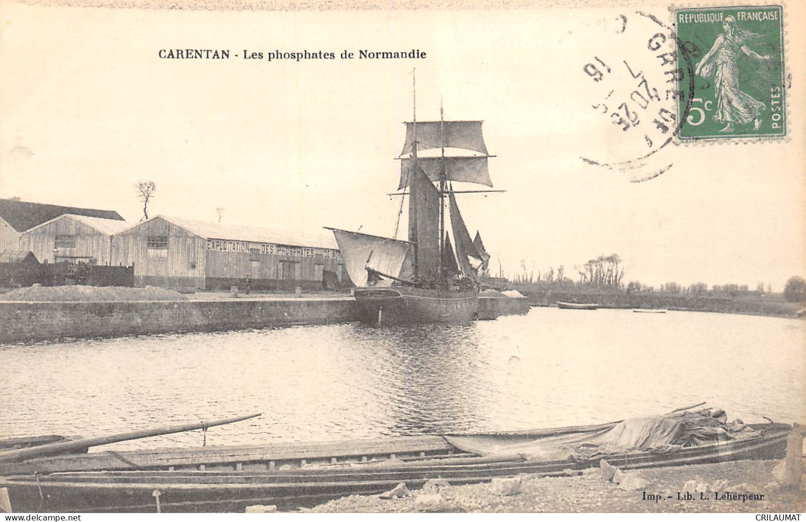 50-CARENTAN-Phosphates De Normandie-N 6006-D/0109 - Carentan