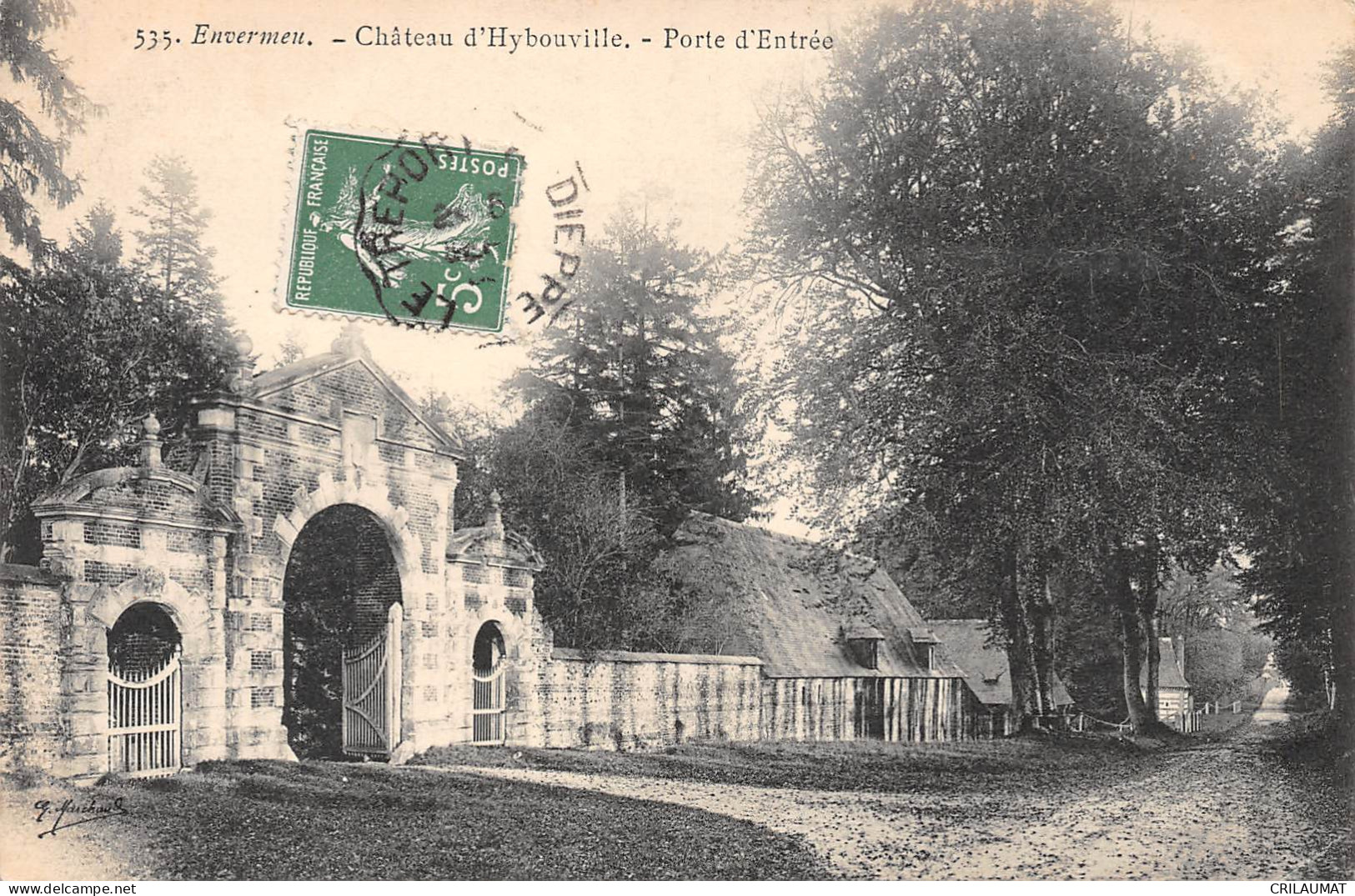 76-ENVERMEU-Château D Hybouville-N 6006-C/0353 - Envermeu
