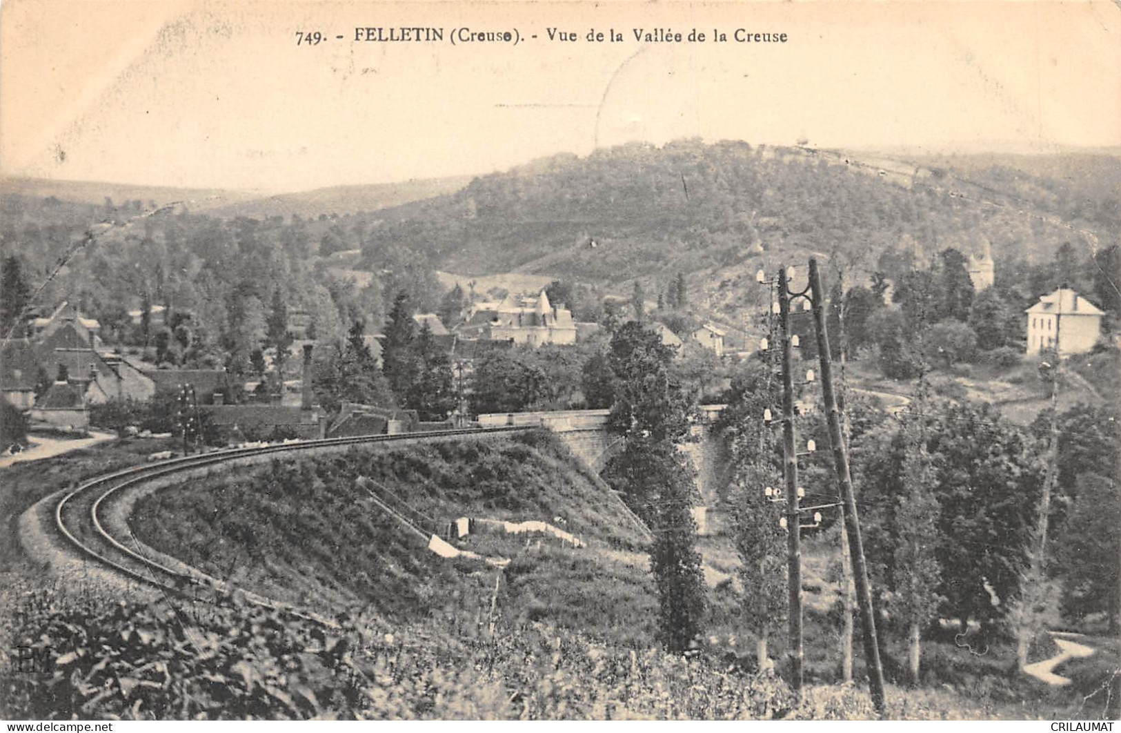 23-FELLETIN-Vue De La Vallée-N 6006-C/0273 - Felletin