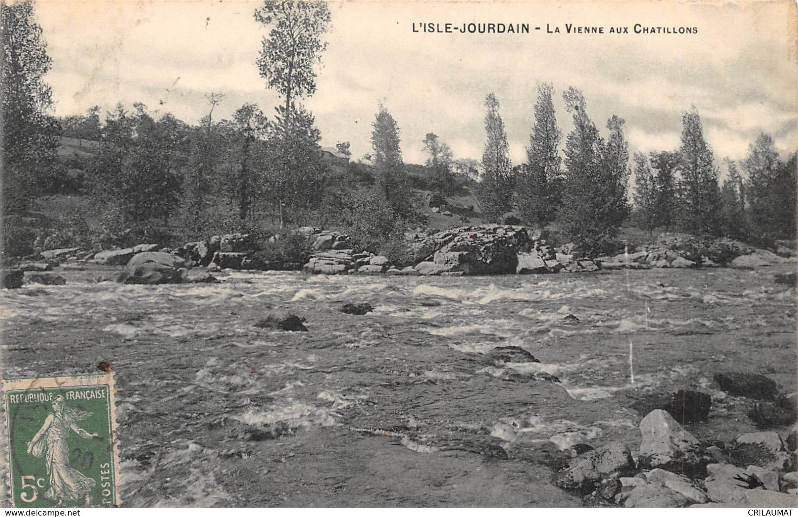 86-L ISLE JOURDAIN-La Vienne Aux Chatillons-N 6006-C/0247 - L'Isle Jourdain