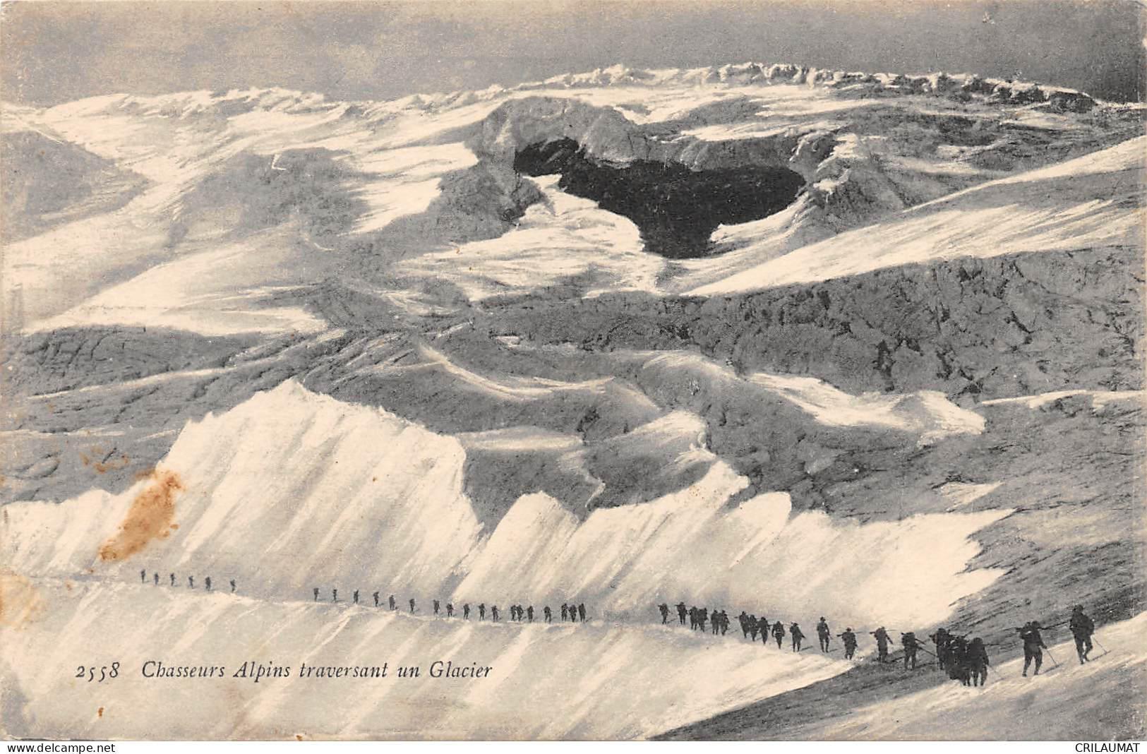 MI-CHASSEURS ALPINS-Traversée De Glacier-N 6006-H/0385 - Humor