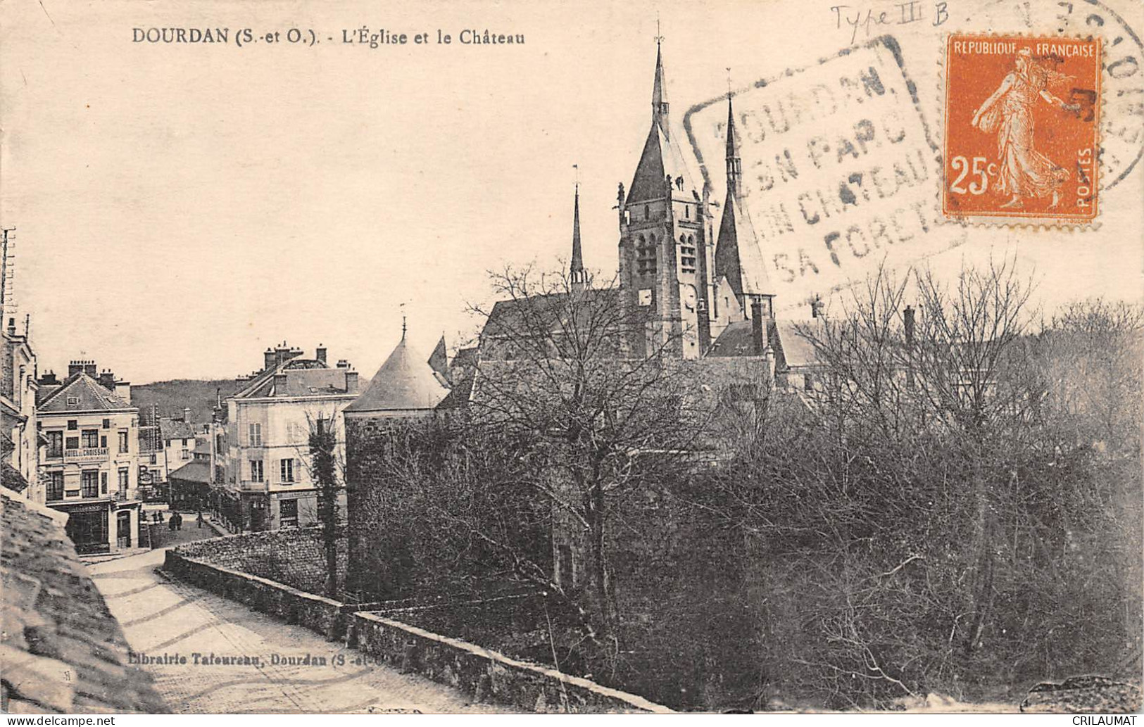 91-DOURDAN-Eglise Et Château-N 6006-H/0165 - Dourdan