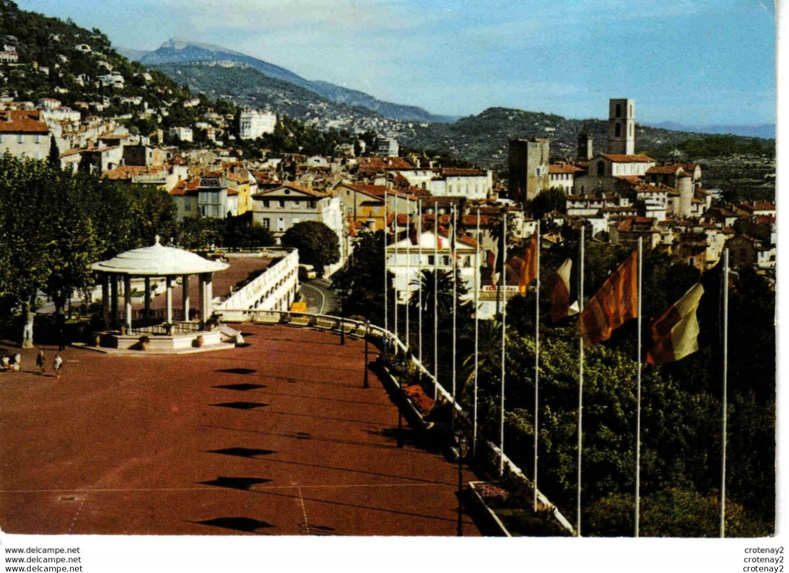 06 GRASSE N°75 167 La Place Du Cours Et Le Kiosque à Musique - Grasse