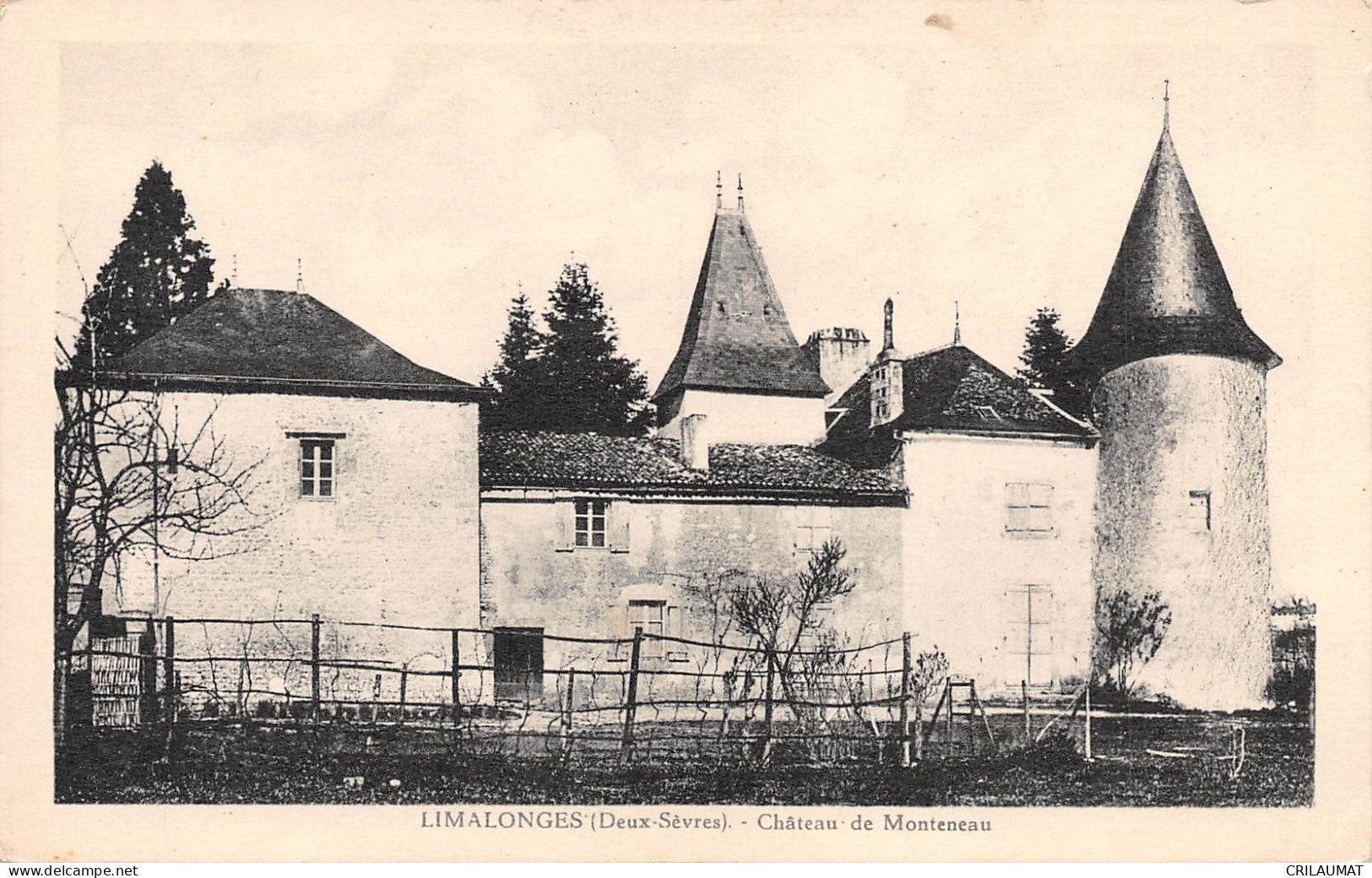 79-LIMALONGES-Château-N 6006-G/0243 - Autres & Non Classés